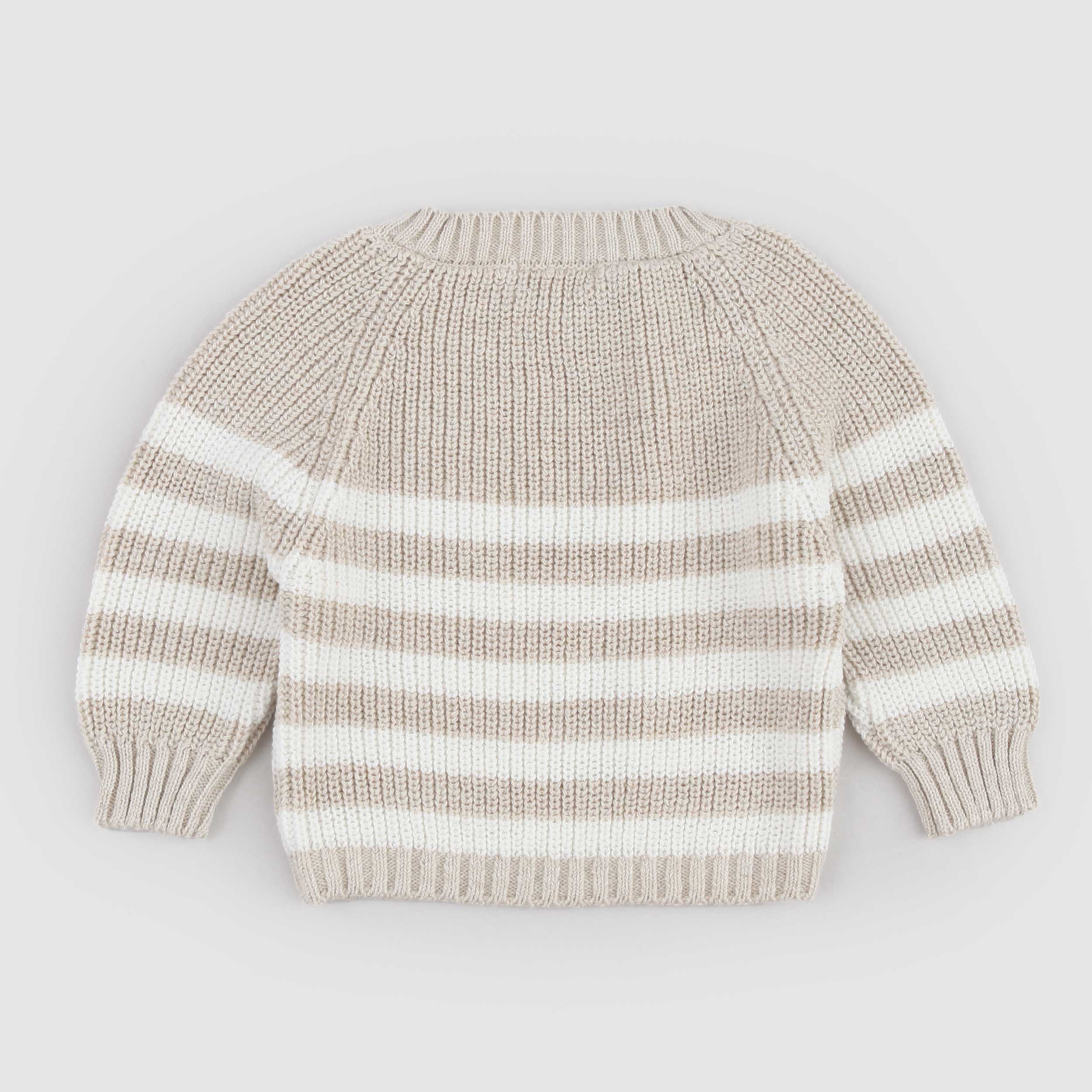 Maglioncino Latte a Righe Firmato ONE MORE IN THE FAMILY