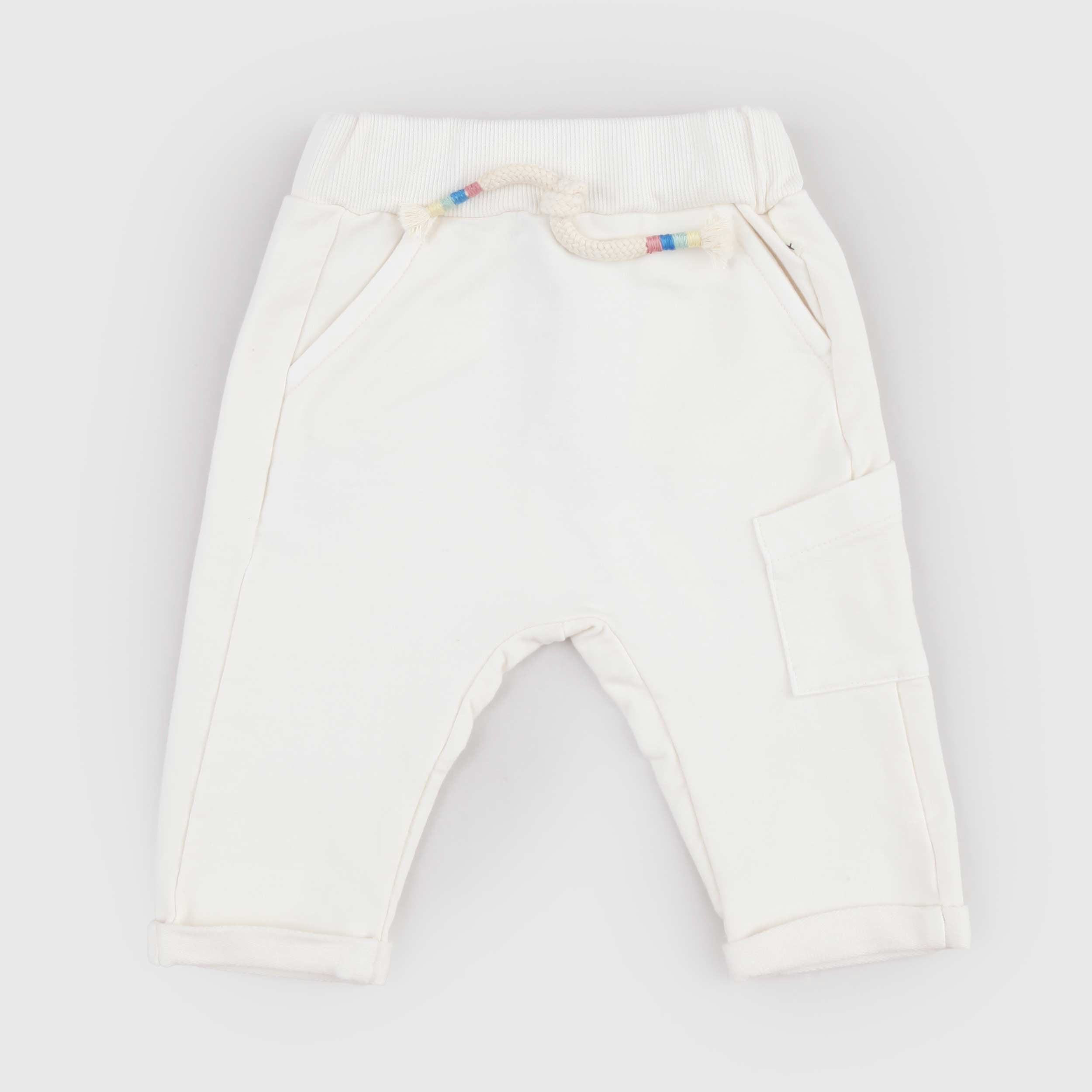 Pantalone con Tasche Oblique Firmato ONE MORE IN THE FAMILY