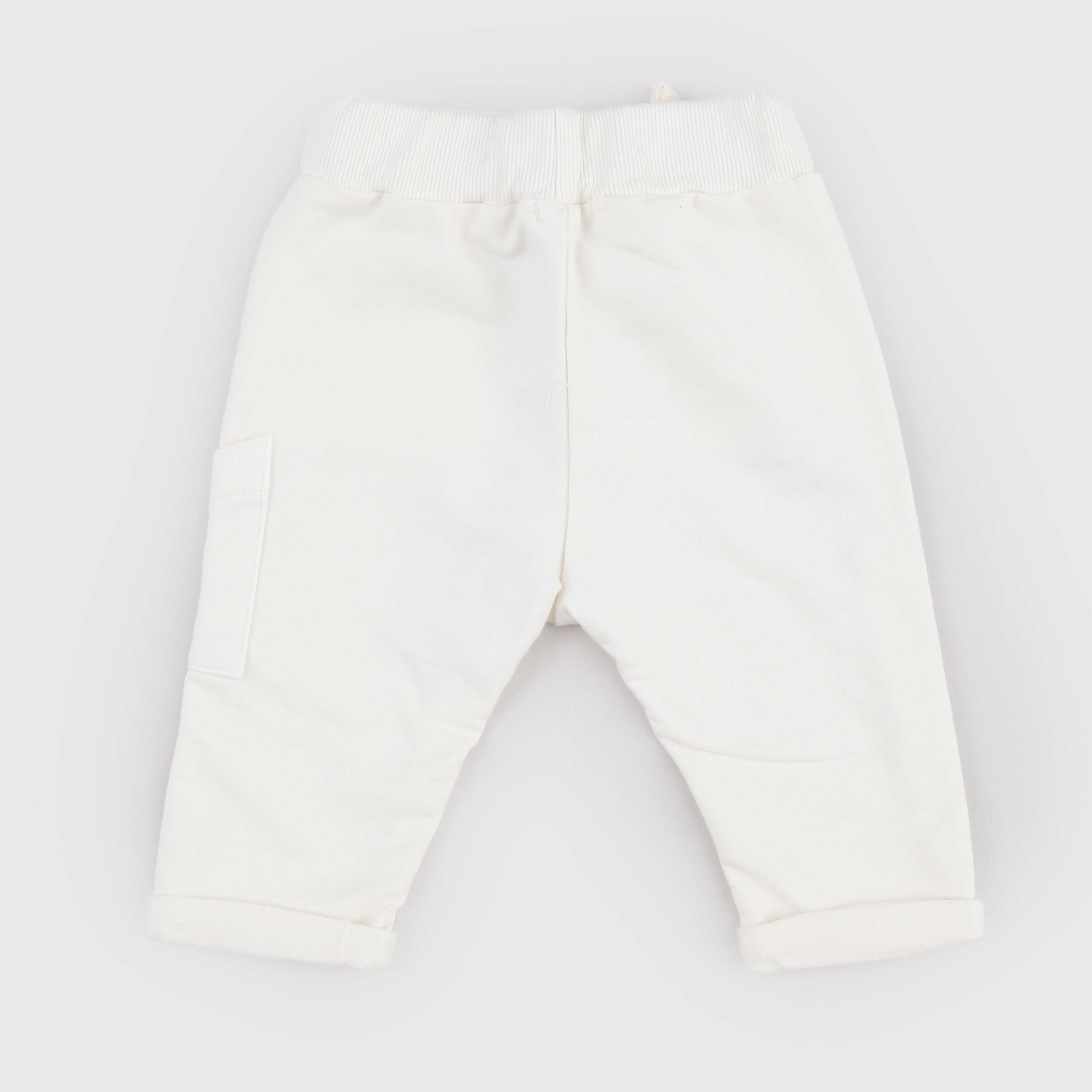 Pantalone con Tasche Oblique Firmato ONE MORE IN THE FAMILY