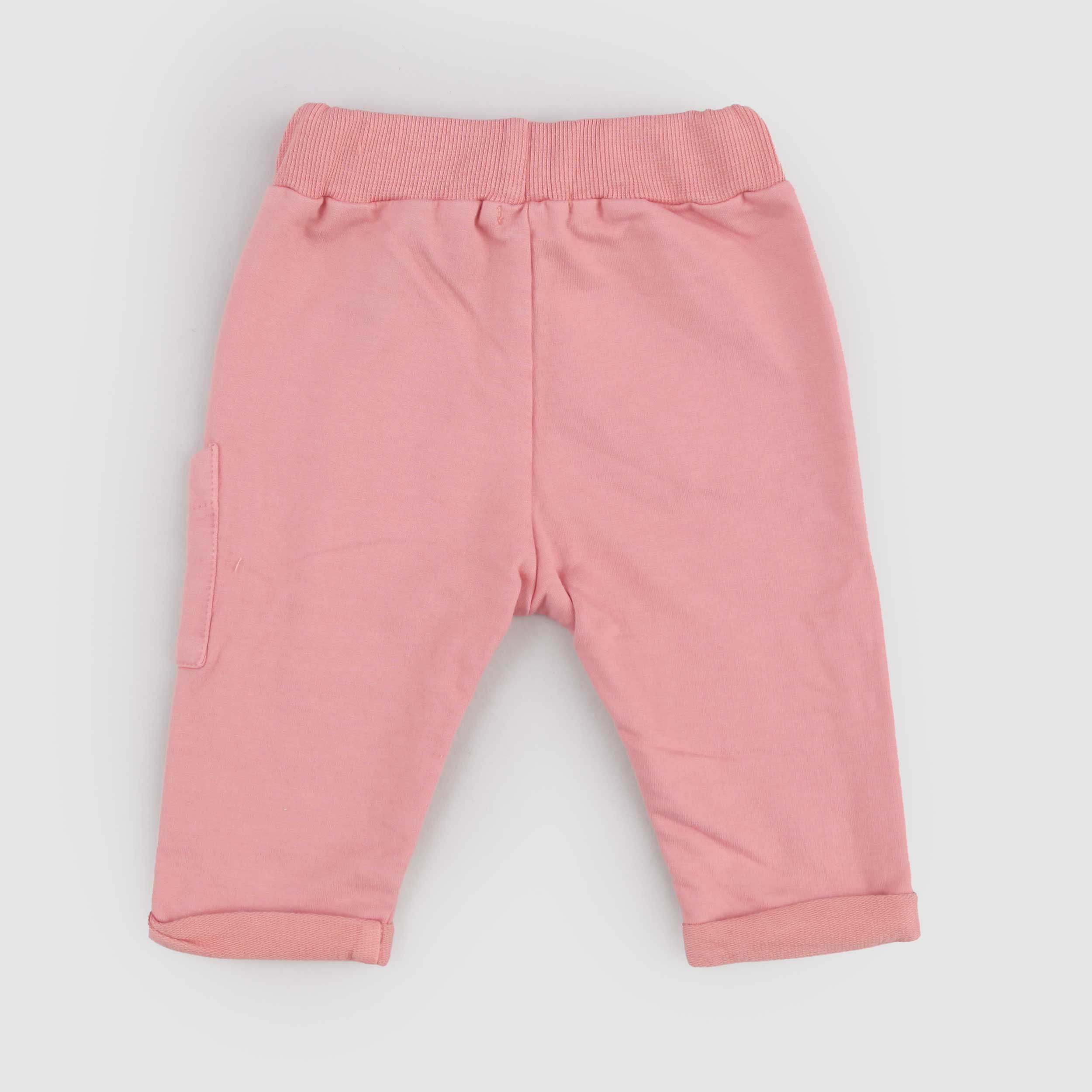 Pantalone Salmone Elasticizzato Firmato ONE MORE IN THE FAMILY