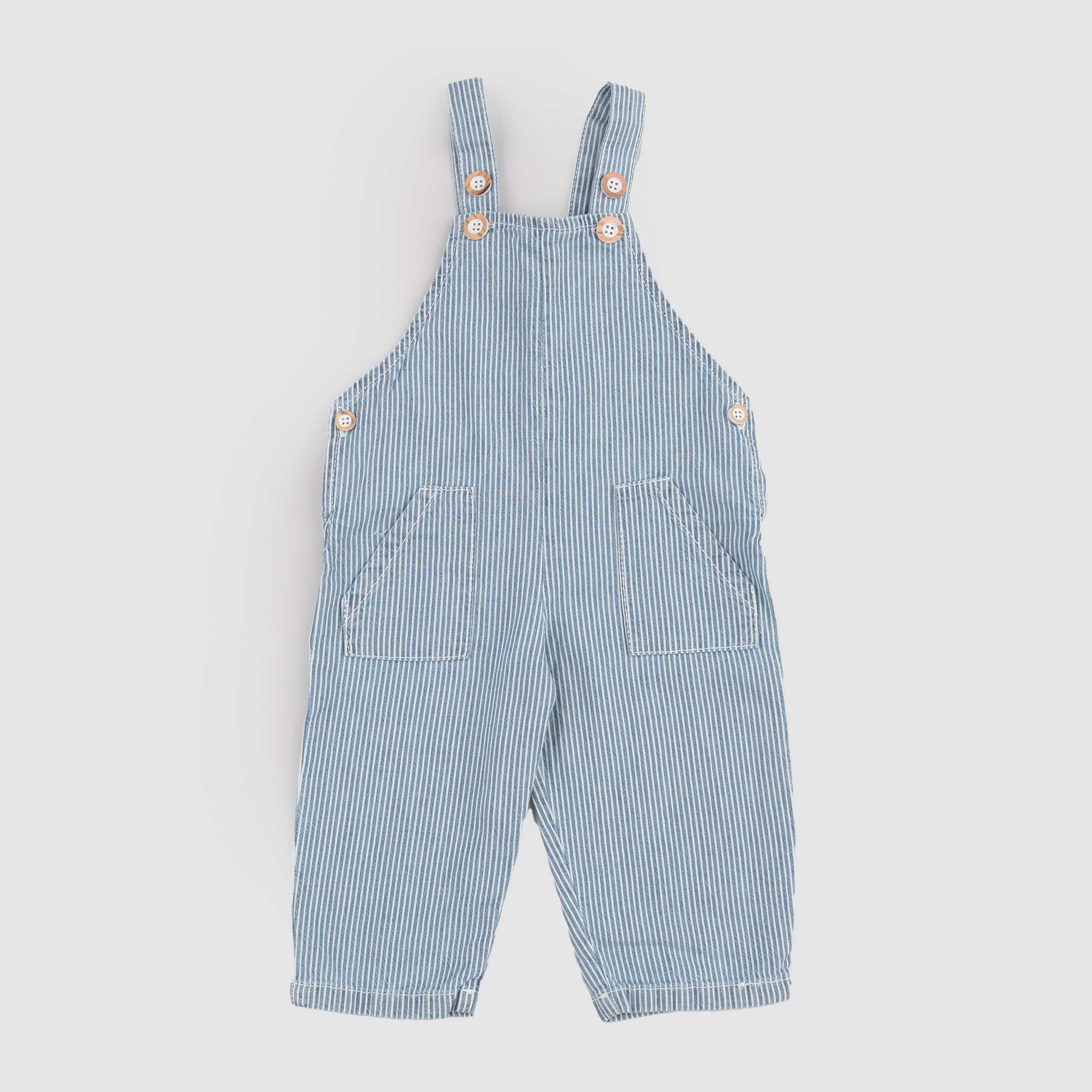 Salopette Celeste Modello Lungo Firmata ONE MORE IN THE FAMILY