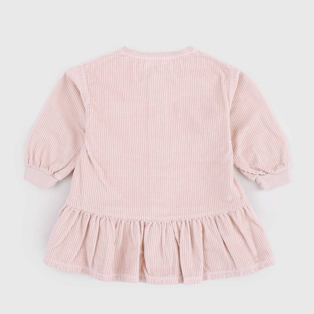 Pink Blush Velvet Dress for Newborn by ONE MORE IN THE FAMILY