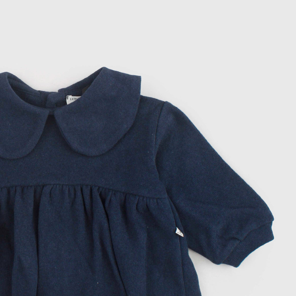 Blue Skid Neck Sweater for Newborn by ONE MORE IN THE FAMILY