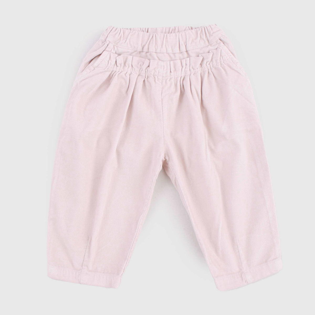 Light Pink Trousers for Newborn by ONE MORE IN THE FAMILY