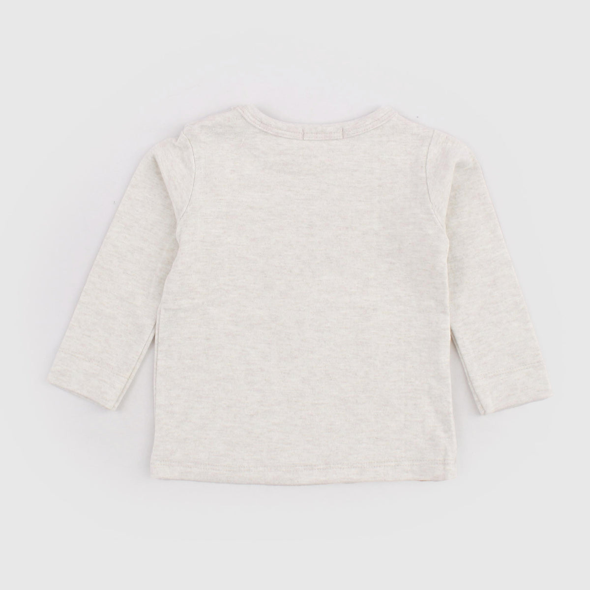 T-shirt Beige con Bottoni per Neonato by ONE MORE IN THE FAMILY