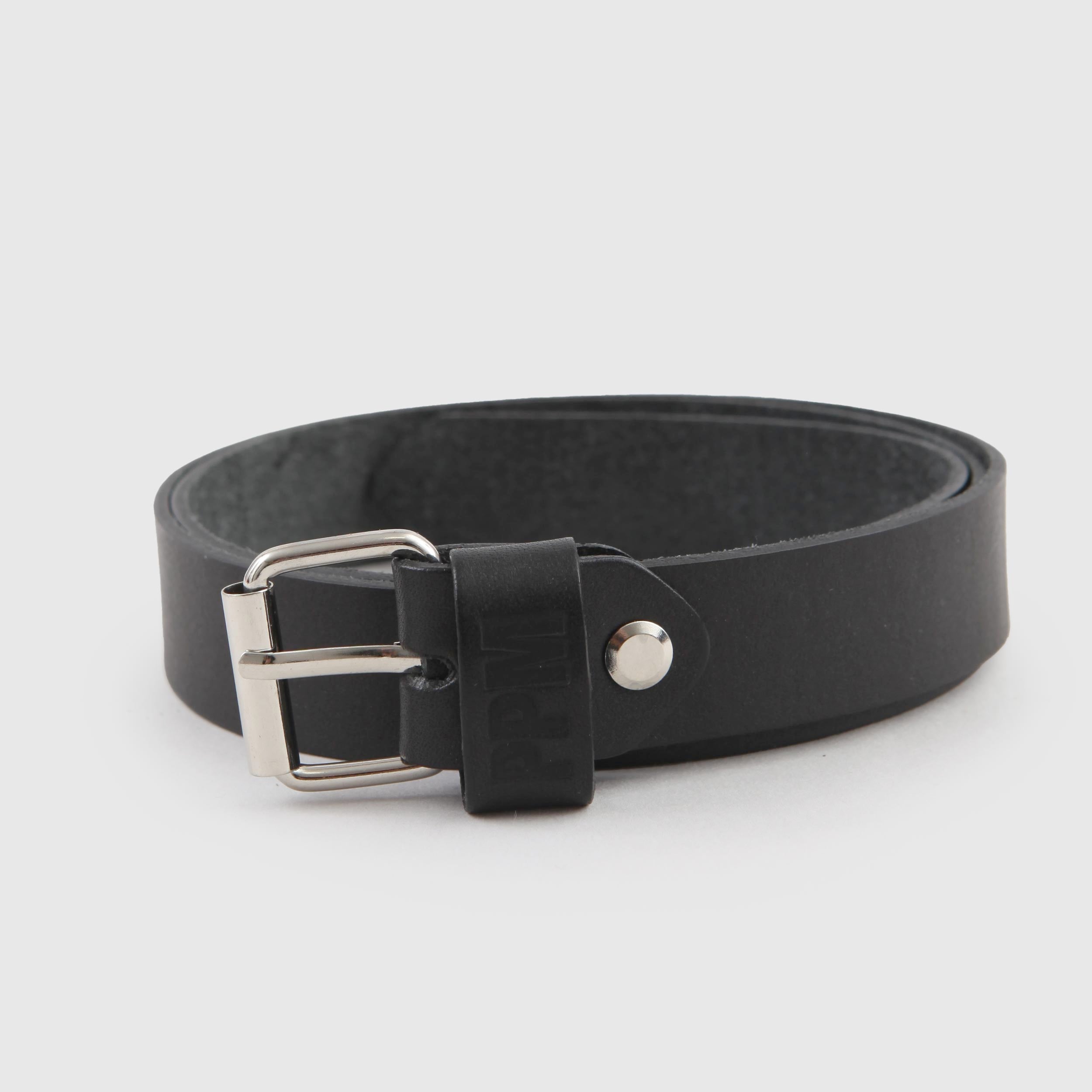 Black Belt with Buckle by PAOLO PECORA