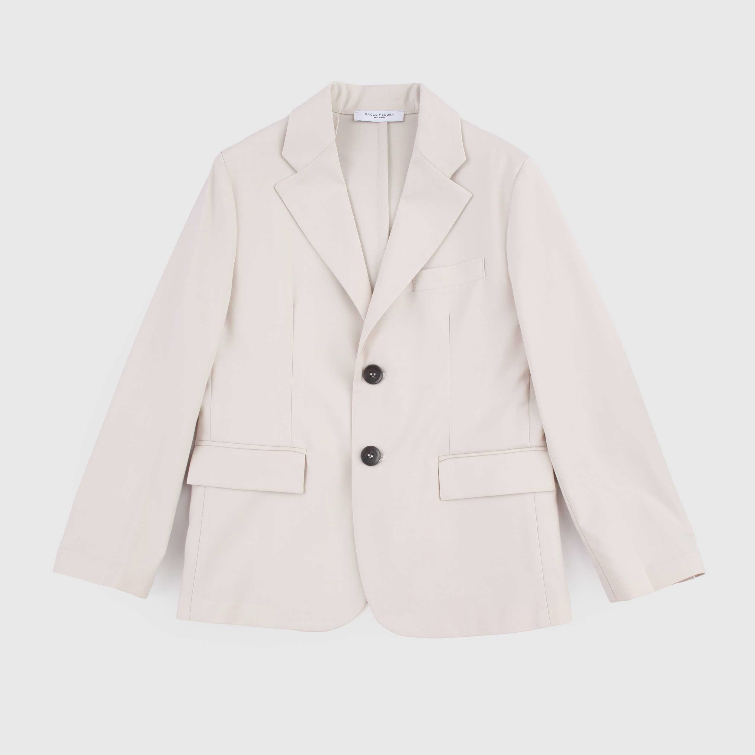 Giacca Beige a Due Bottoni Firmata PAOLO PECORA