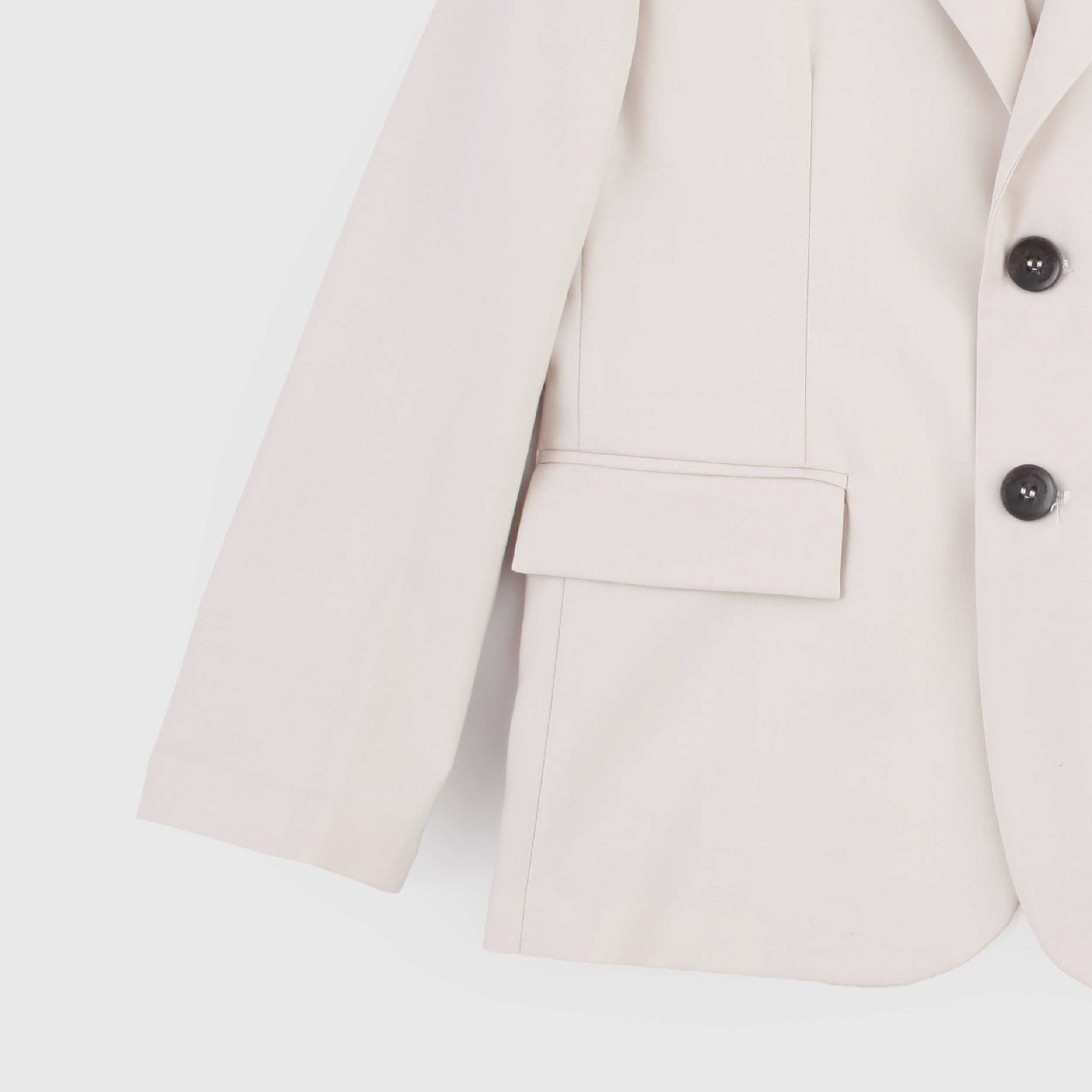 Giacca Beige a Due Bottoni Firmata PAOLO PECORA