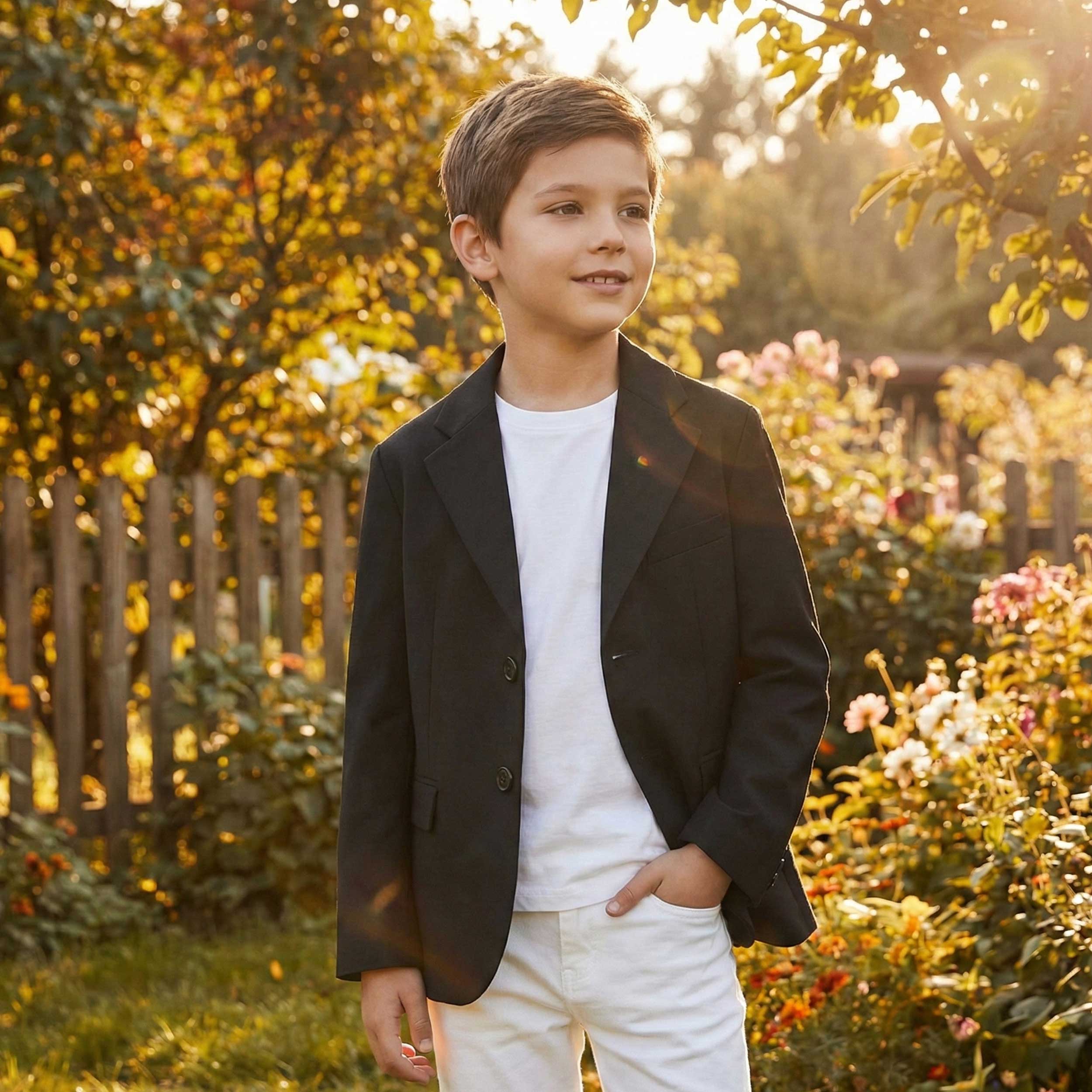 Giacca Blu con Due Bottoni Firmata PAOLO PECORA