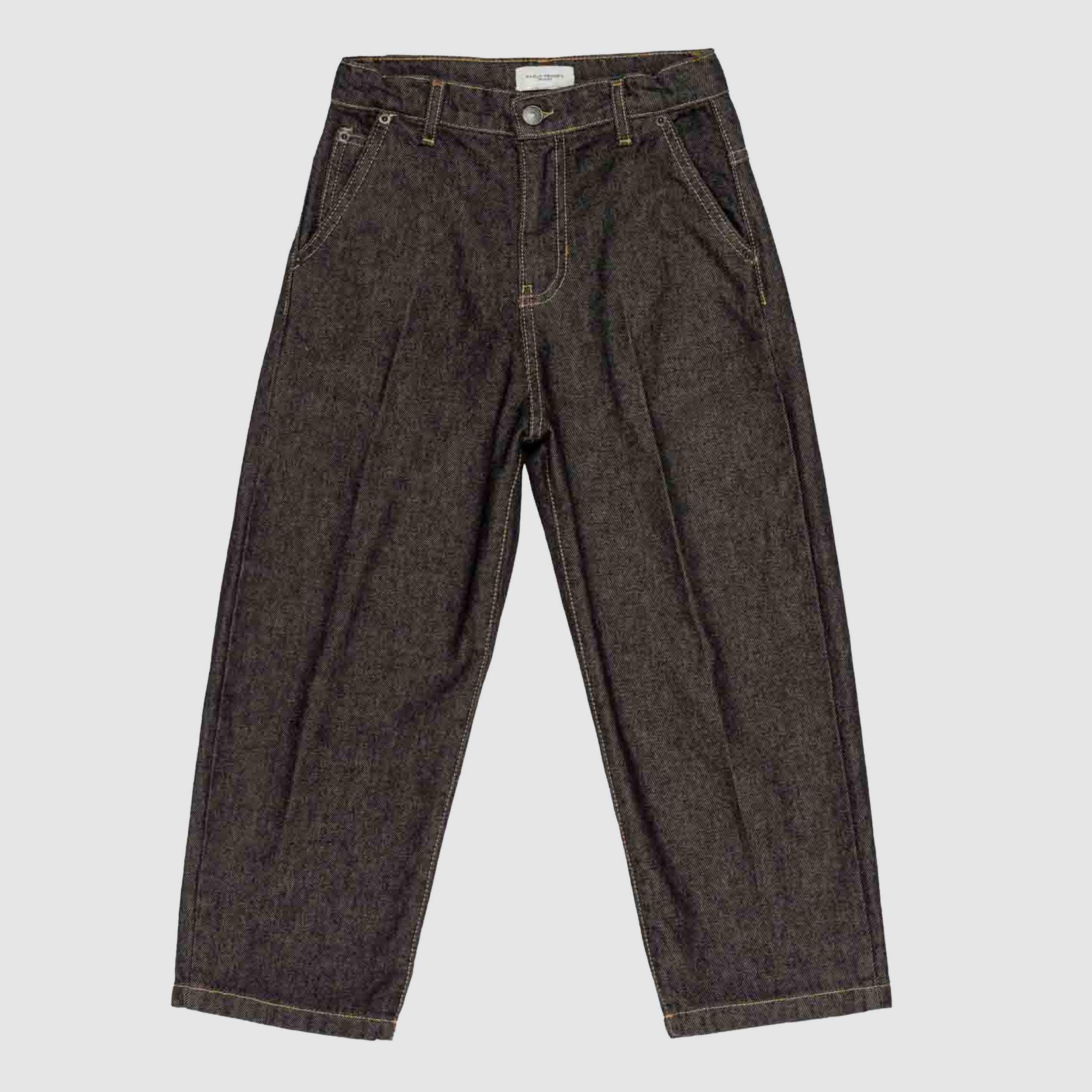 Jeans Nero Modello Largo per Ragazzo by PAOLO PECORA