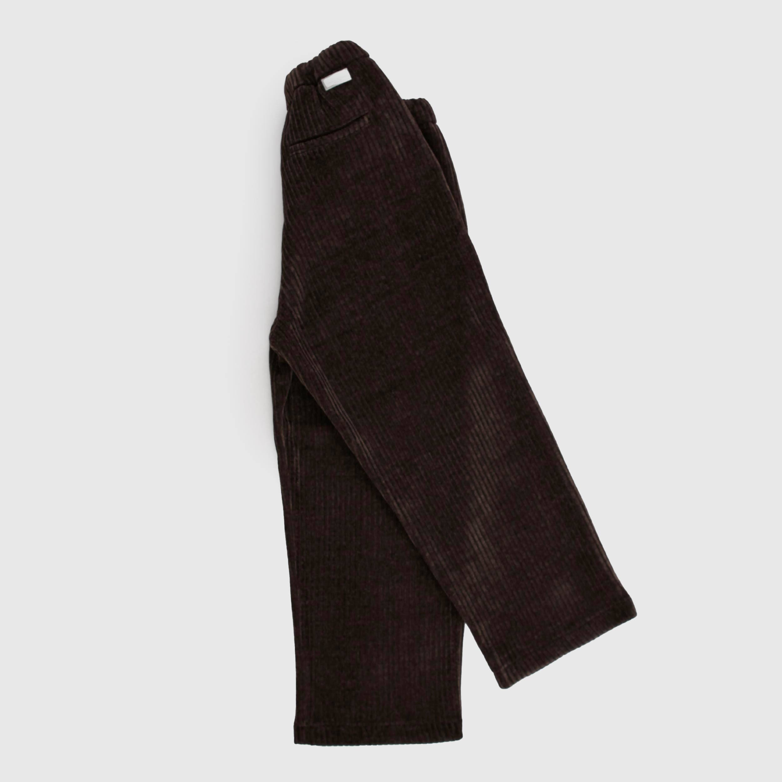 Pantalone in Velluto a Coste Marrone per Ragazzi by PAOLO PECORA