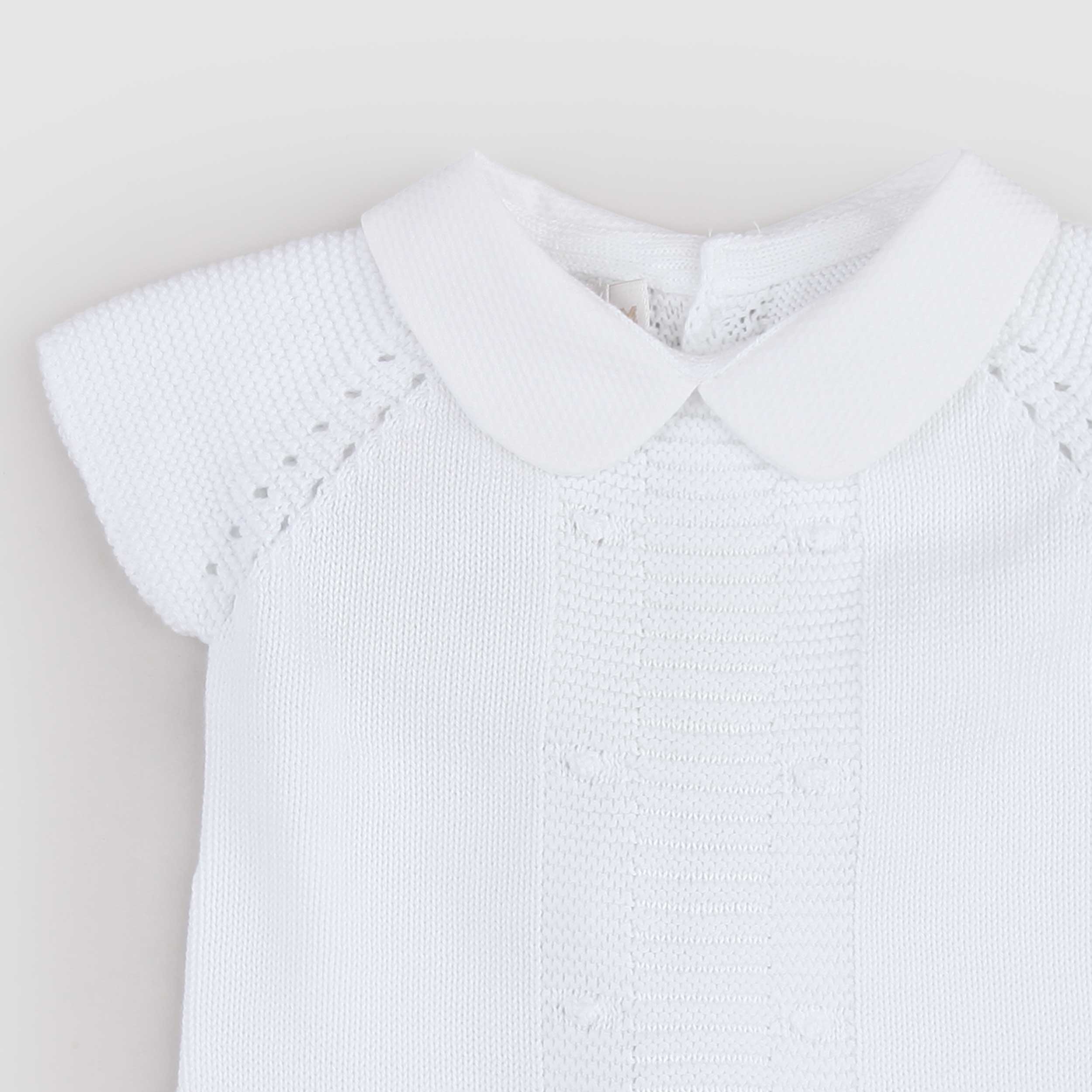 Tutina Bianca con Bottoni Firmata PECESA