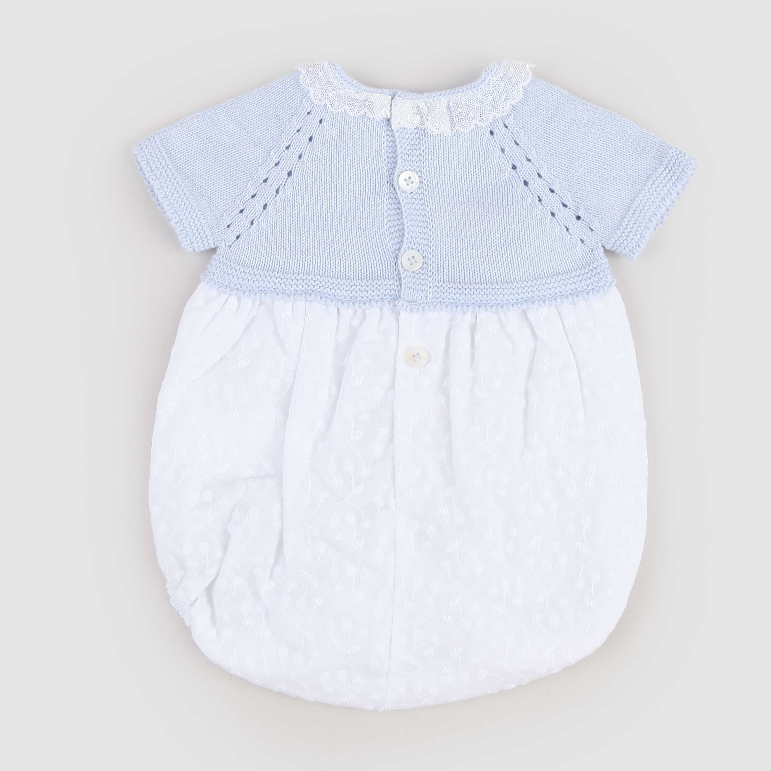 Pagliaccetto Bianco e Celeste Firmato PECESA