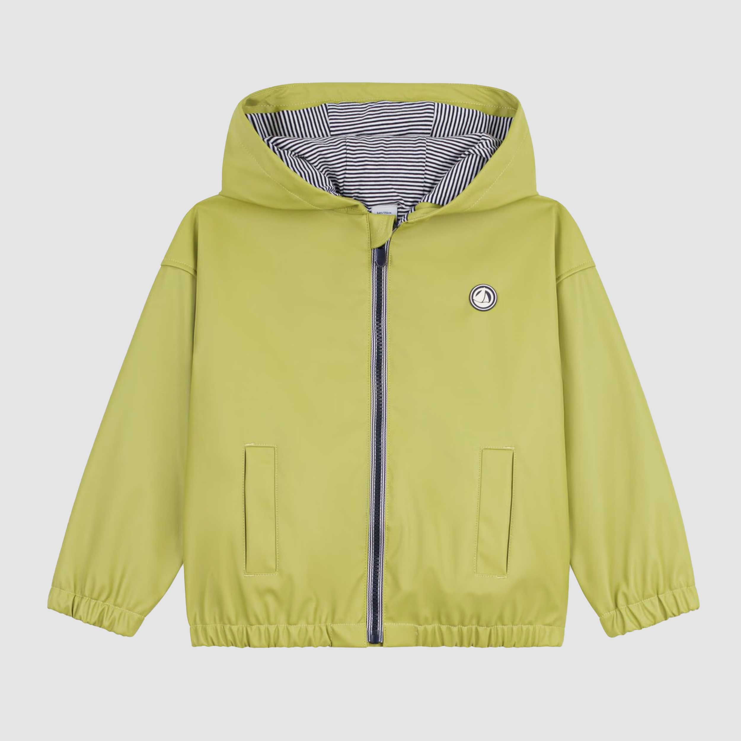 Giubbotto Verde Tinta Unita Firmato PETIT BATEAU