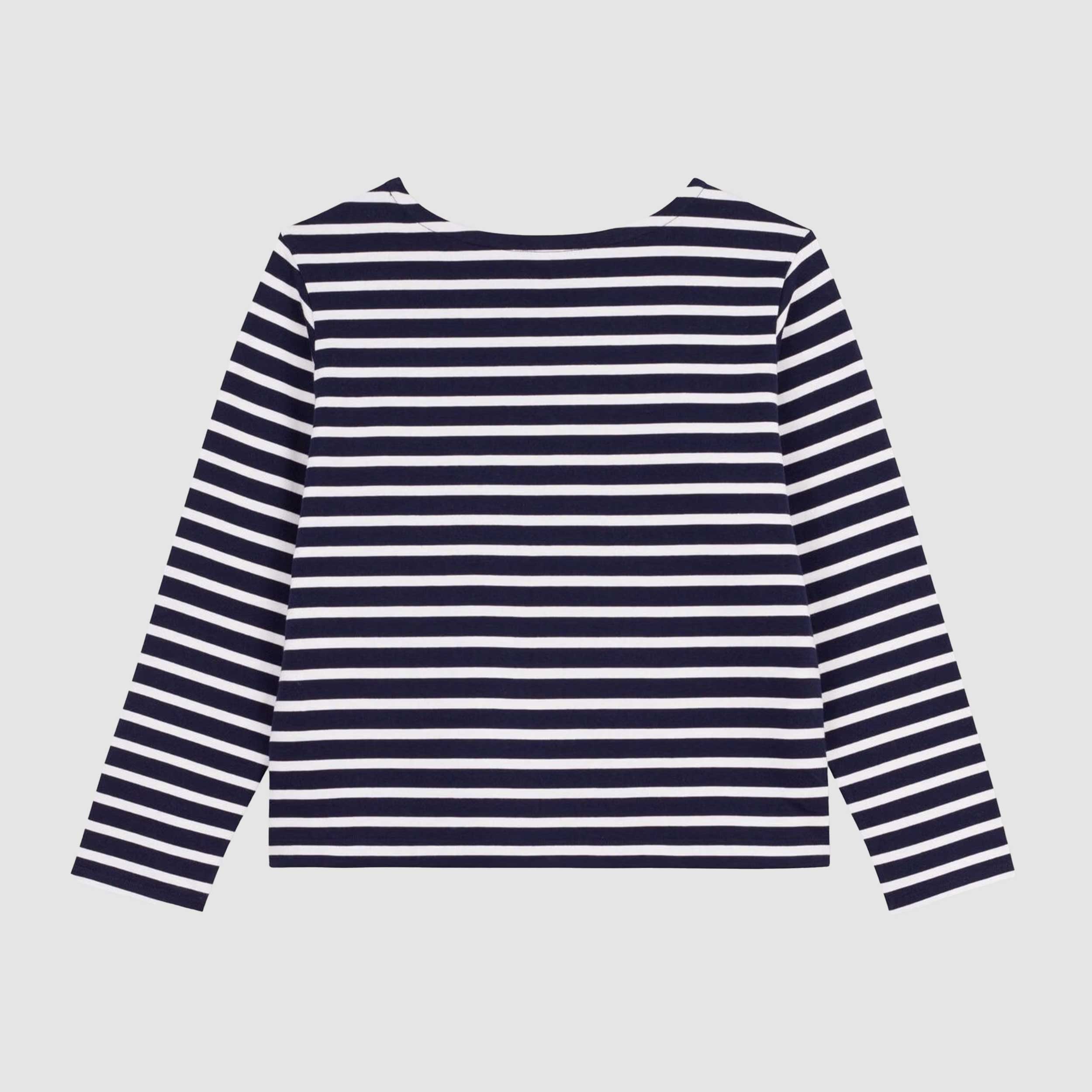 Cotton Marinière with Striped Design by PETIT BATEAU