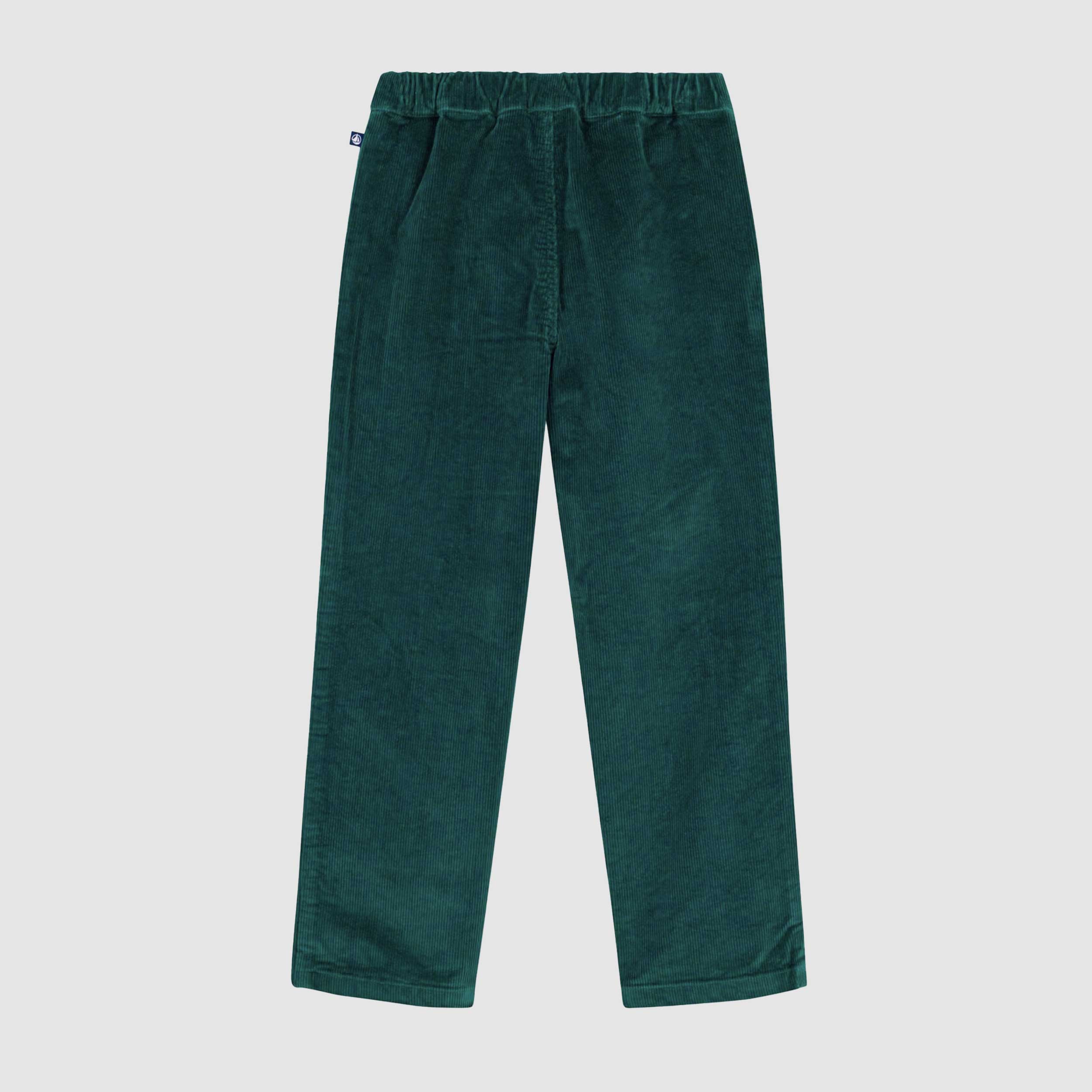 Pantalone Verde in Velluto a Coste per Bambino by PETIT BATEAU