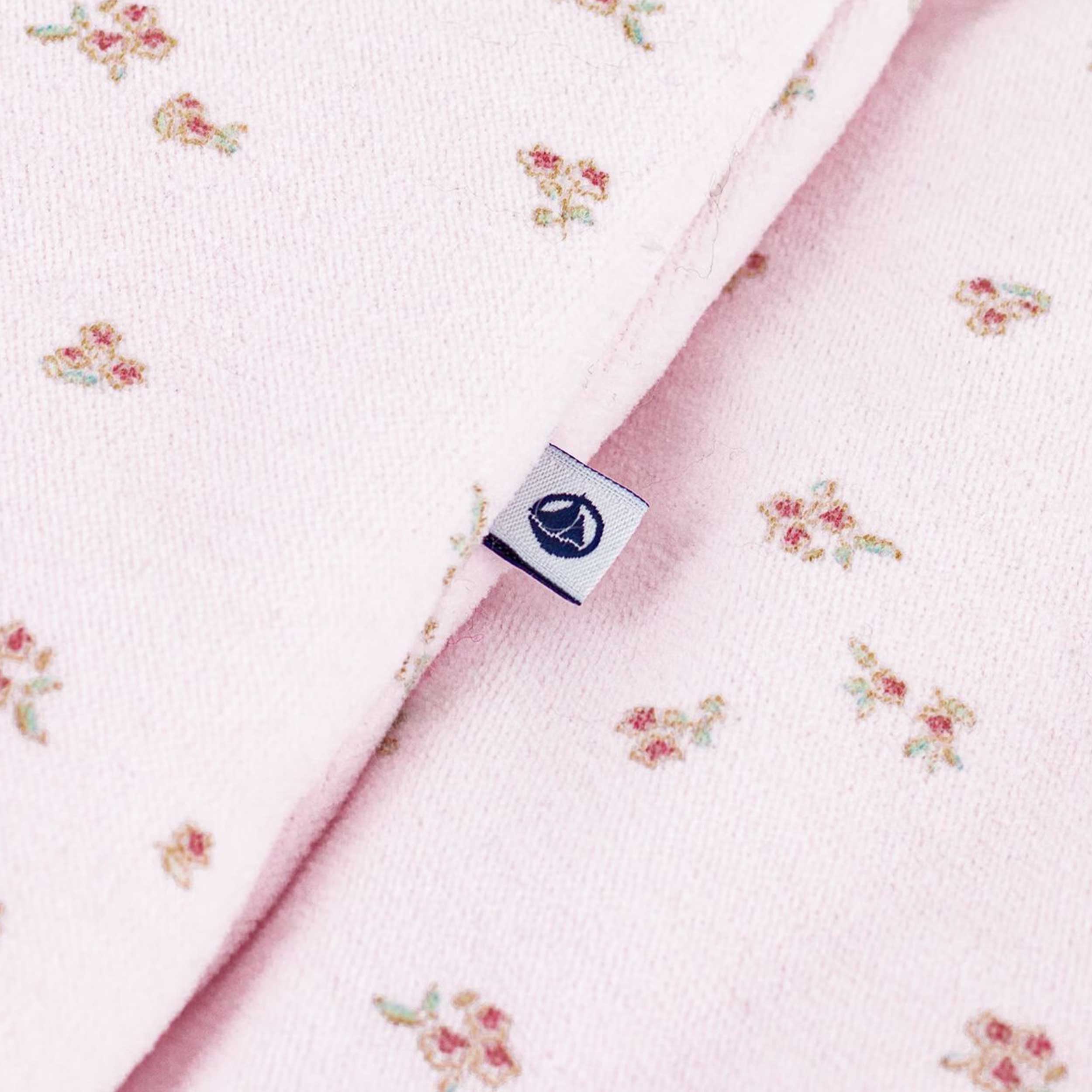 Pink Nanna Bag with Shoulders and Lined Interior By PETIT BATEAU