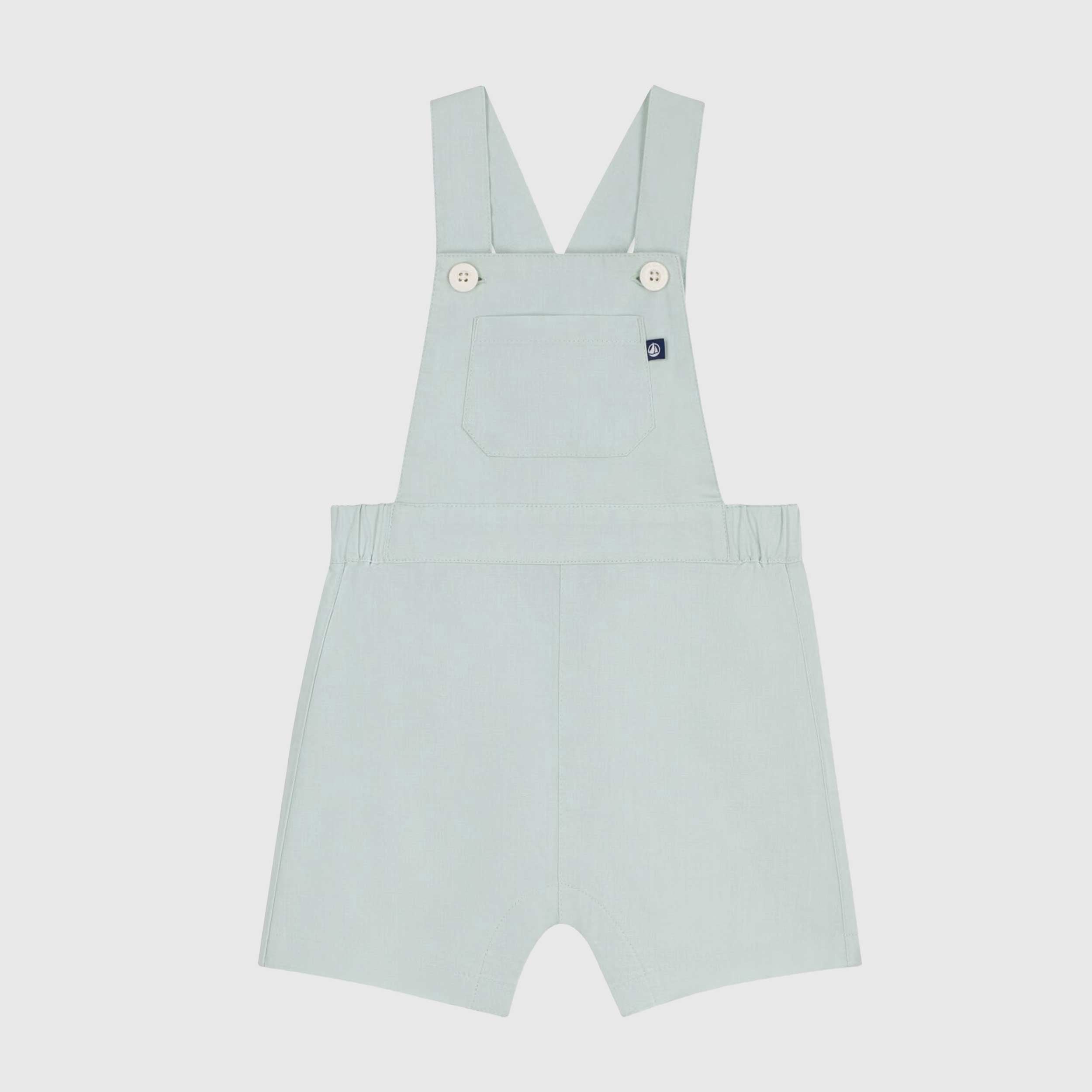 Salopette in Tinta Unita Firmata PETIT BATEAU