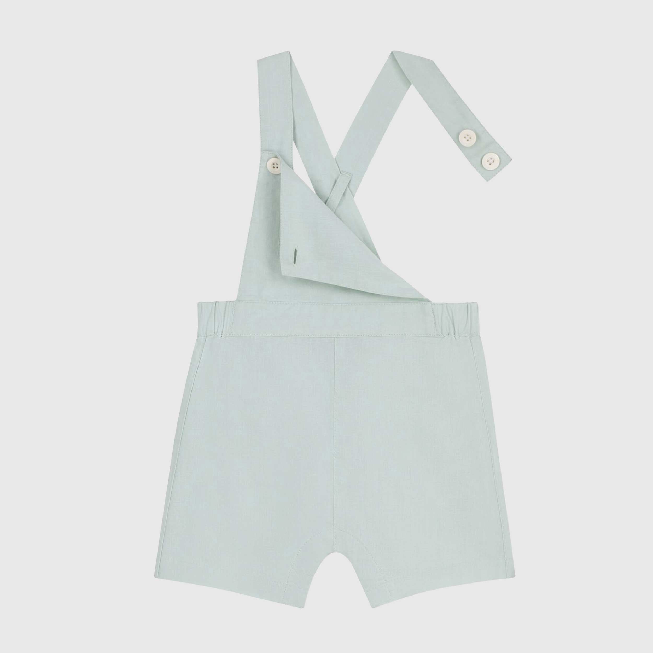 Salopette in Tinta Unita Firmata PETIT BATEAU