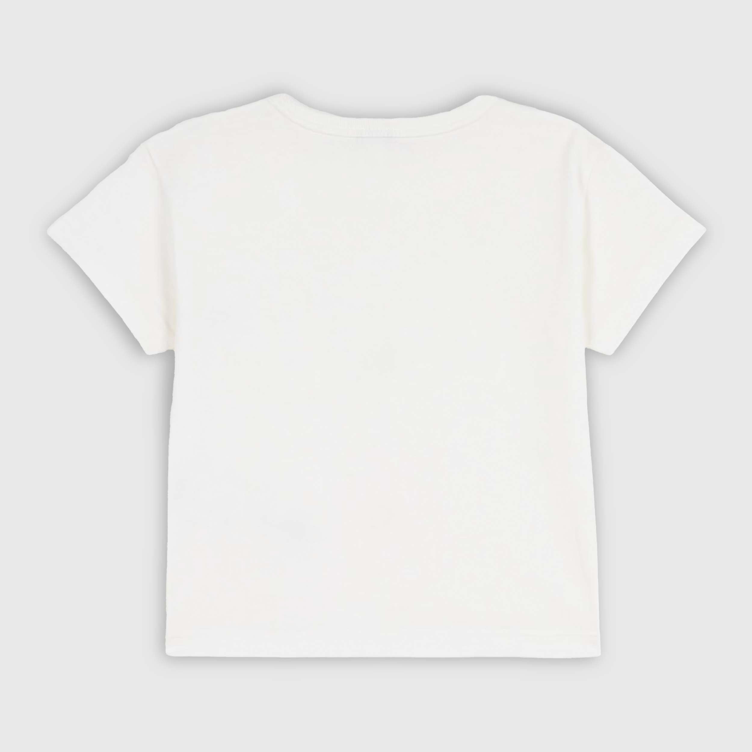 T-shirt Manica Corta con Bottoni sulle Spalle Firmata PETIT BATEAU