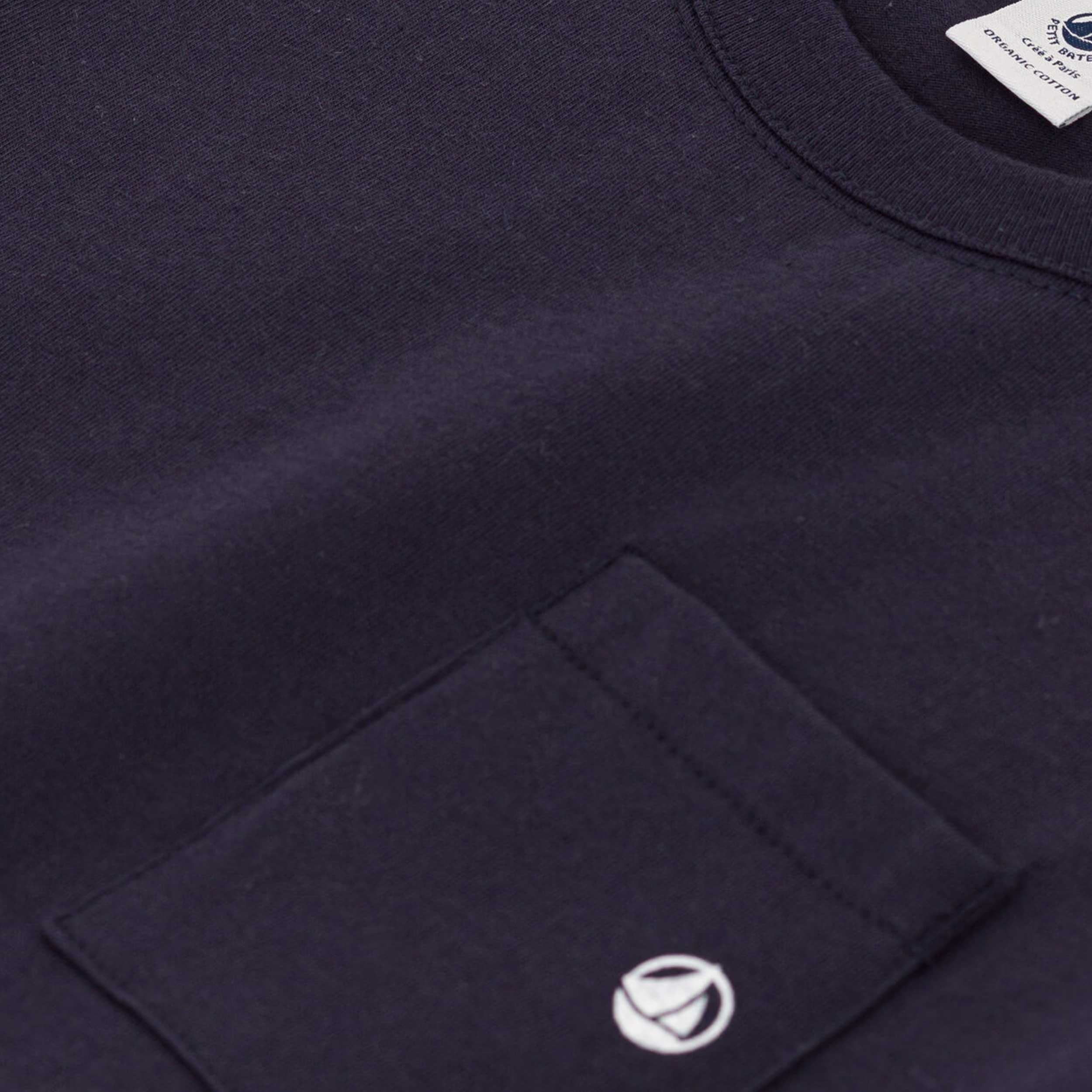 PETIT BATEAU Solid Color Short Sleeve T-shirt