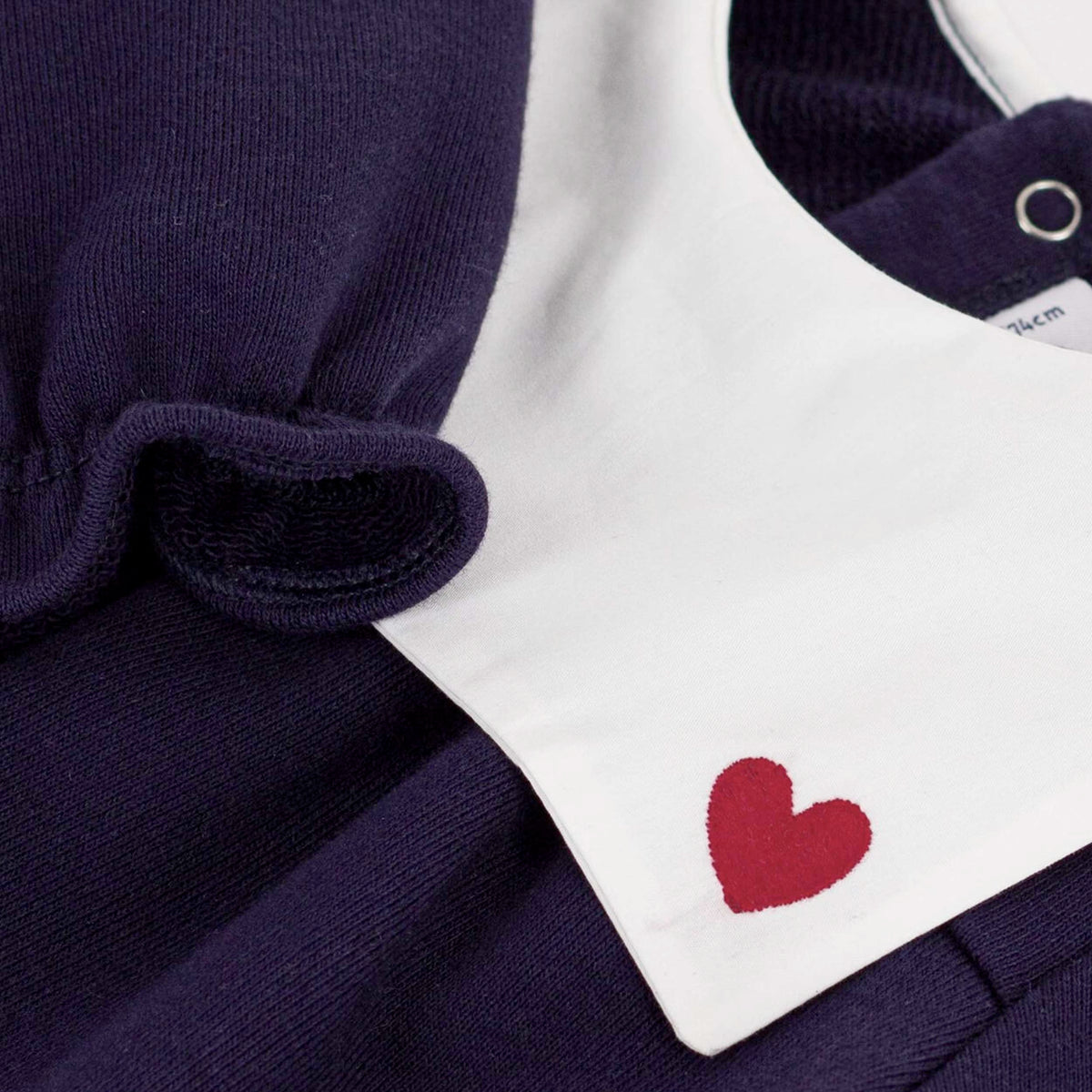 Pagliaccetto Blu in Cotone per Neonati by PETIT BATEAU