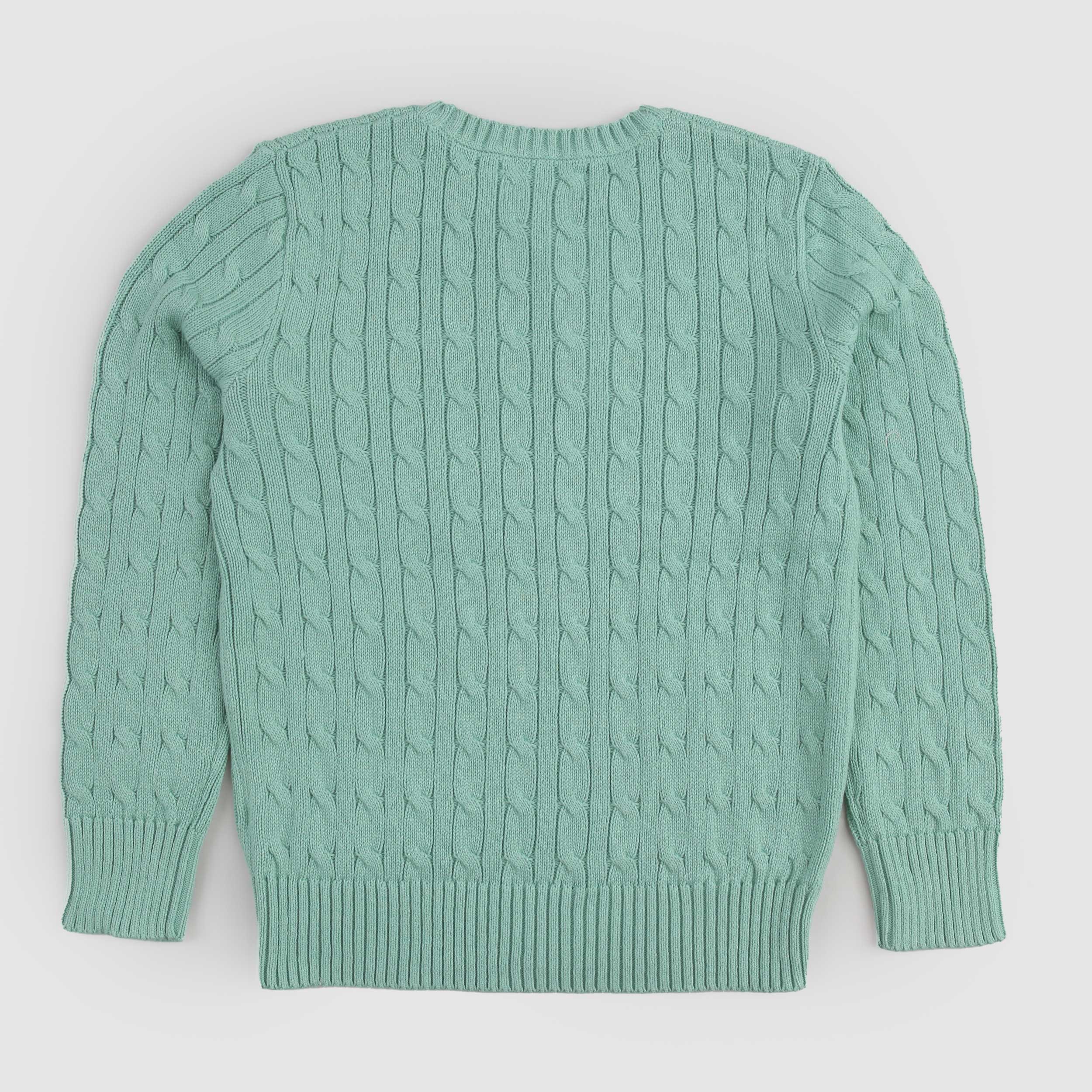 Maglioncino Verde Acqua Firmato Ralph Lauren