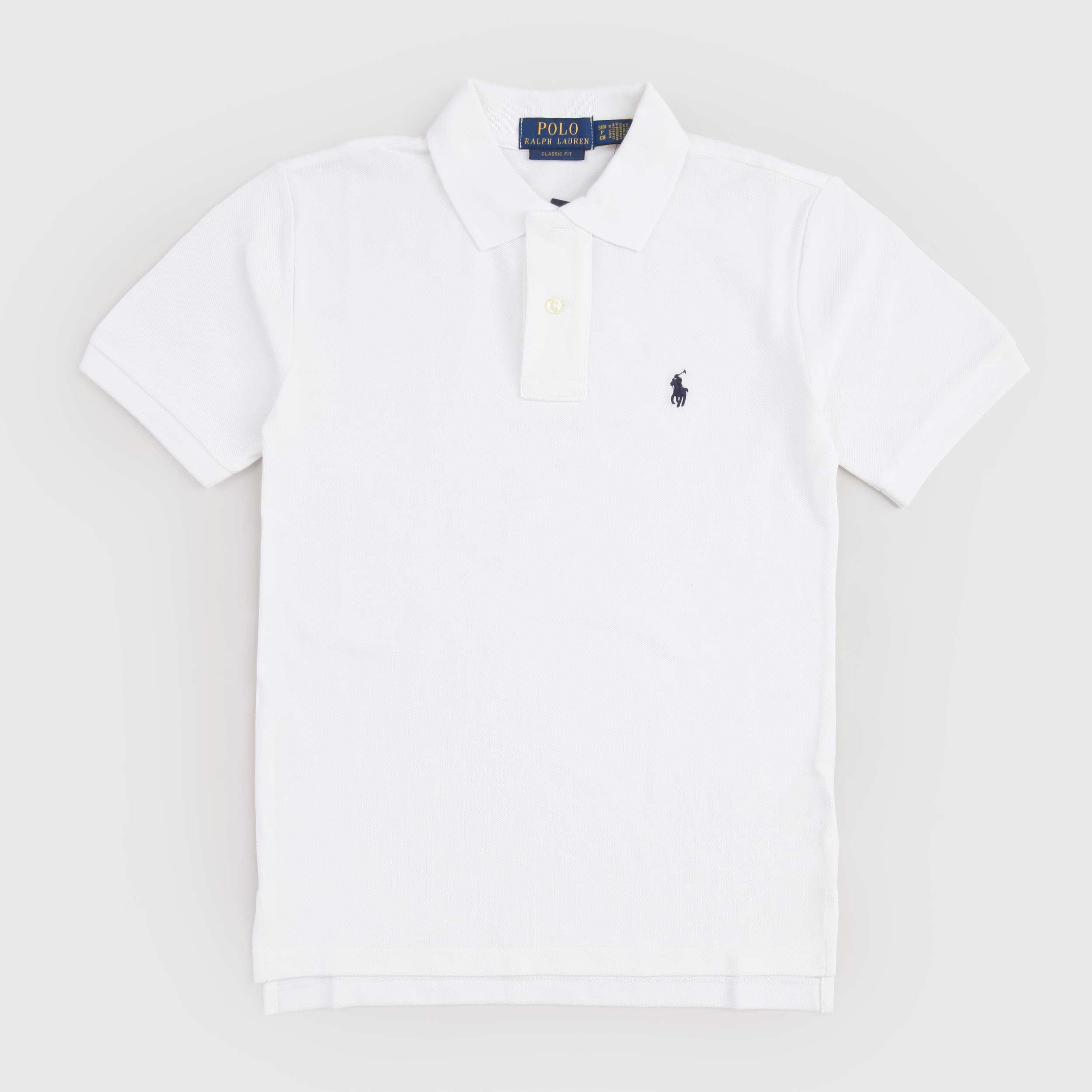 Polo Bianca con Logo in Contrasto Firmata RALPH LAUREN