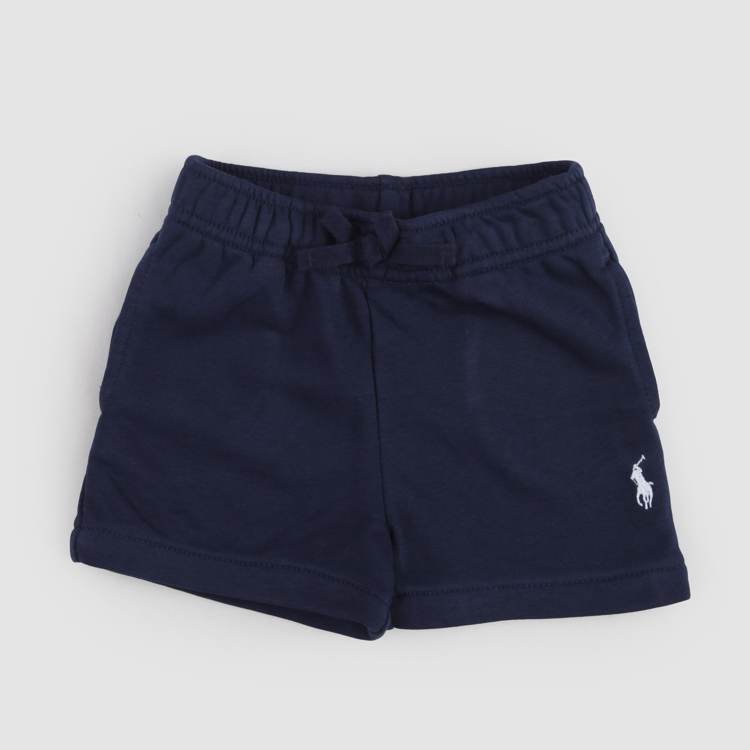 Blue Shorts with Embroidered Logo by RALPH LAUREN
