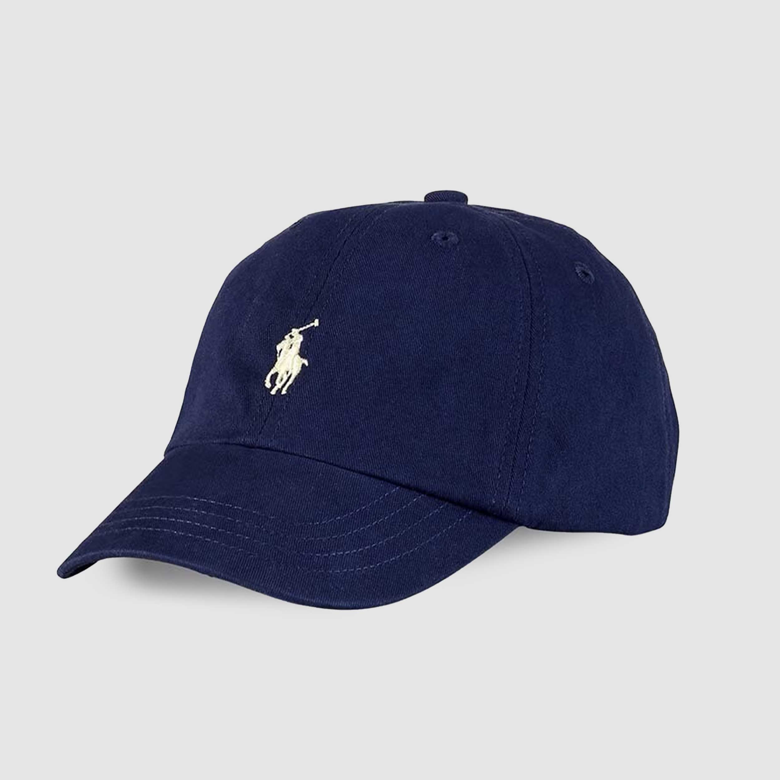 Cappello Blu con Visiera e Logo Firmato RALPH LAUREN