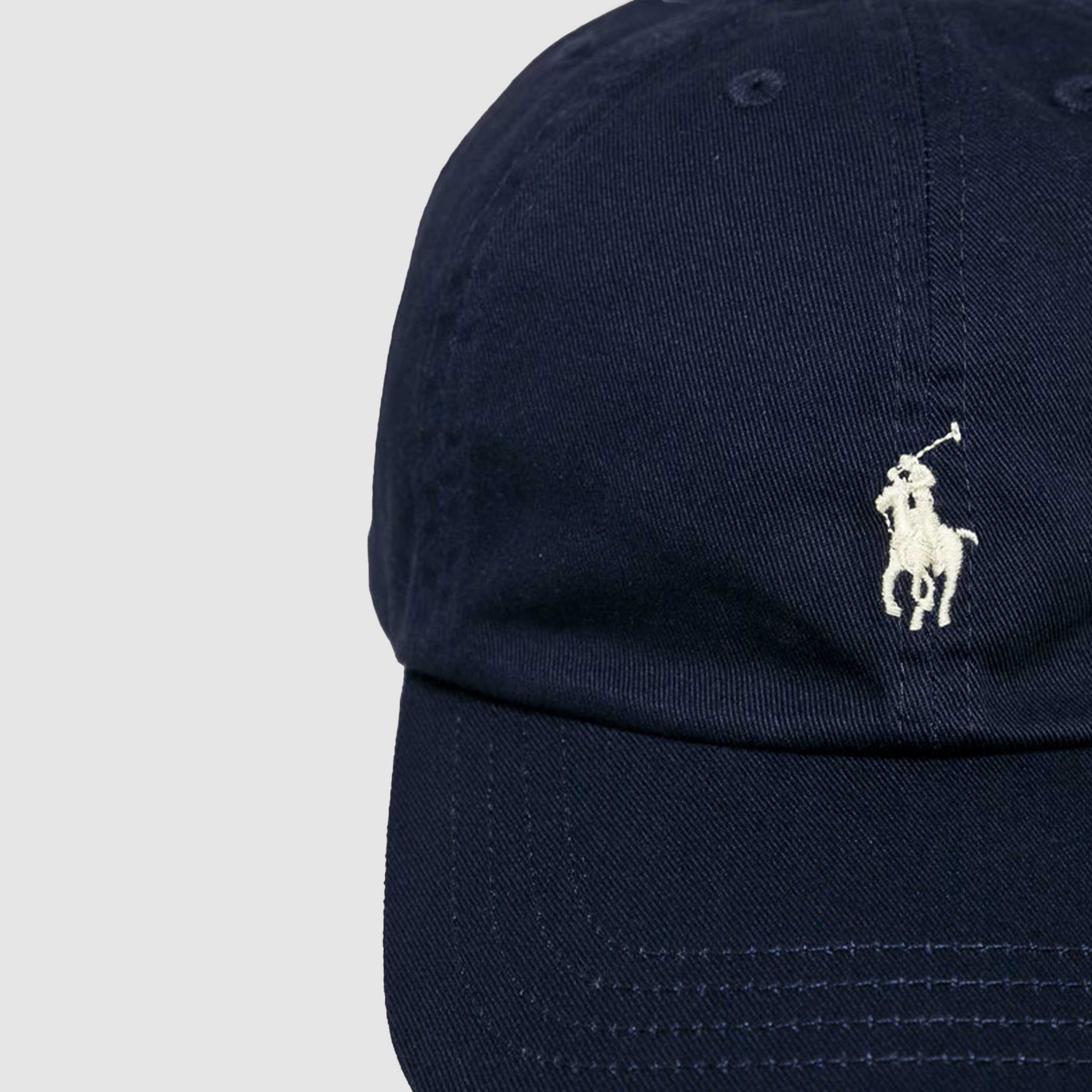 Cappello Blu con Visiera e Logo Firmato RALPH LAUREN