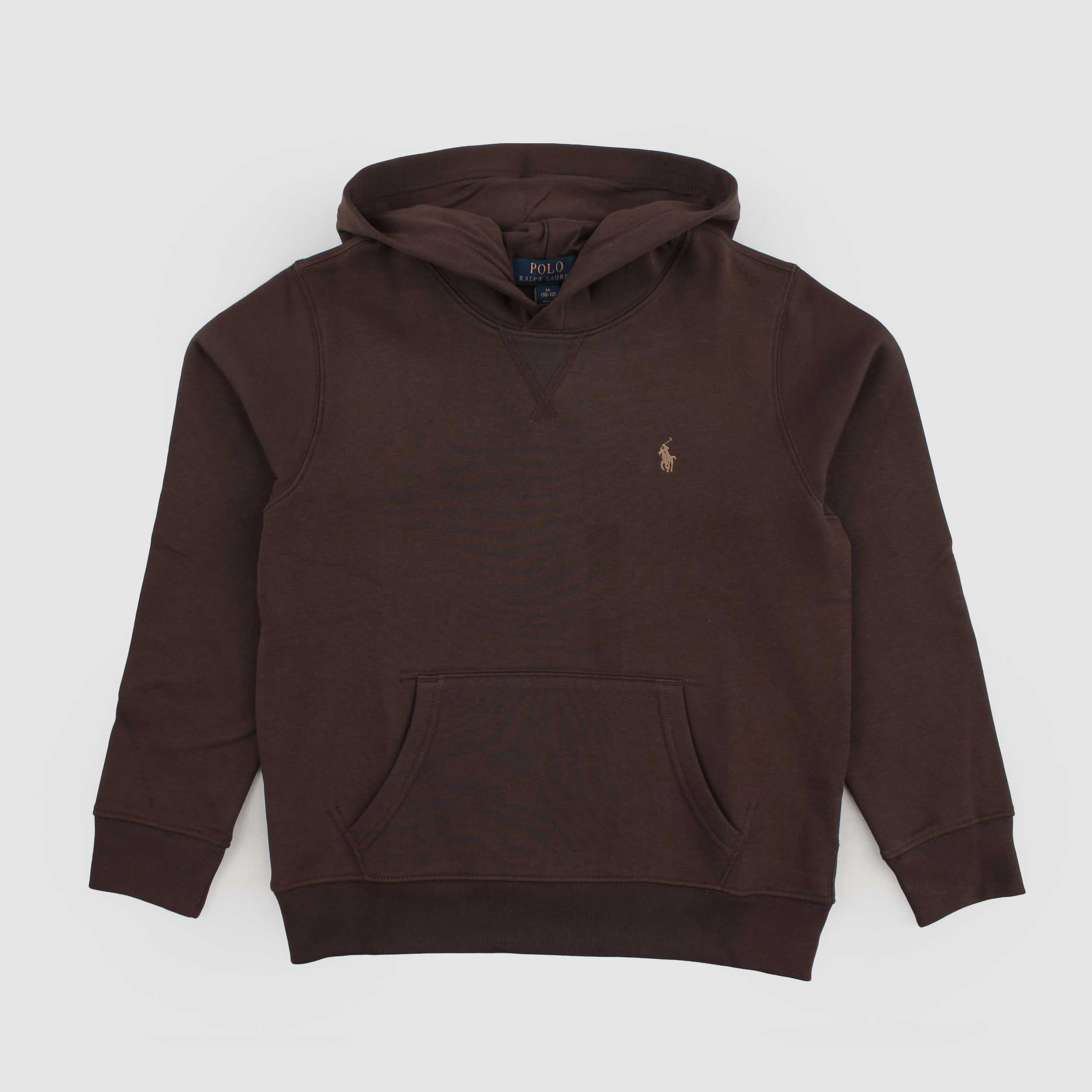 Felpa Marrone con Tasca a Marsupio per Ragazzi by RALPH LAUREN
