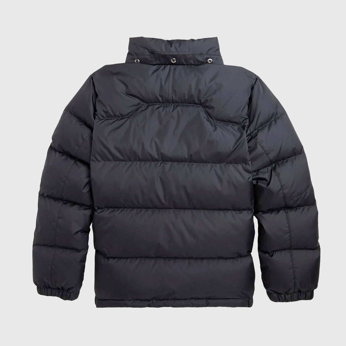 Piumino Nero con Logo Rosso per Ragazzi by RALPH LAUREN