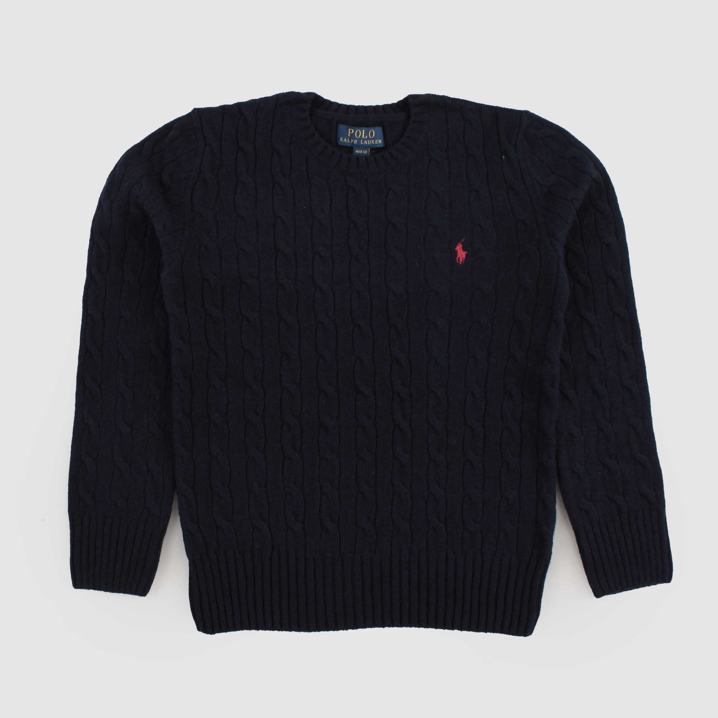 Blue Braided Pullover for Boy by RALPH LAUREN