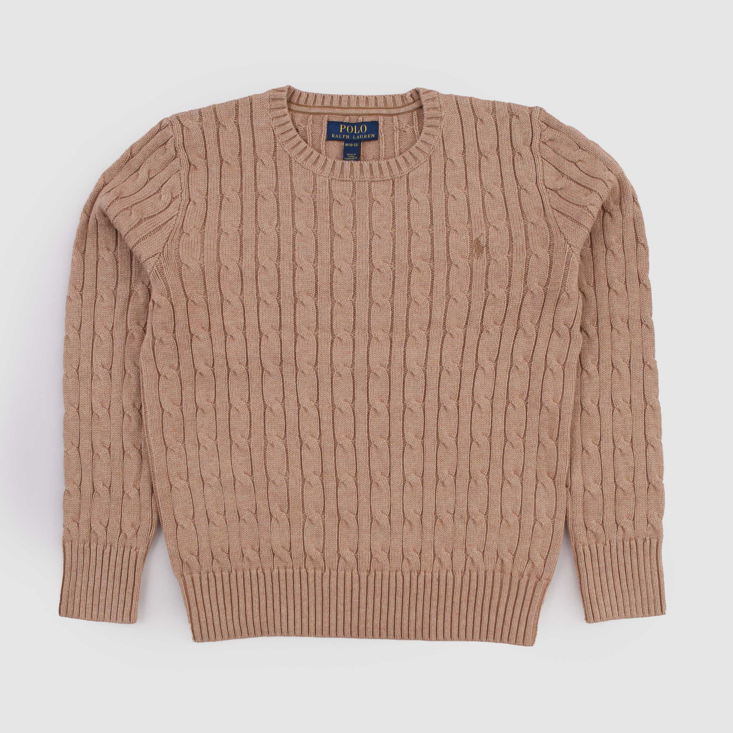 Hazelnut Cotton Crew Neck T-Shirt By RALPH LAUREN