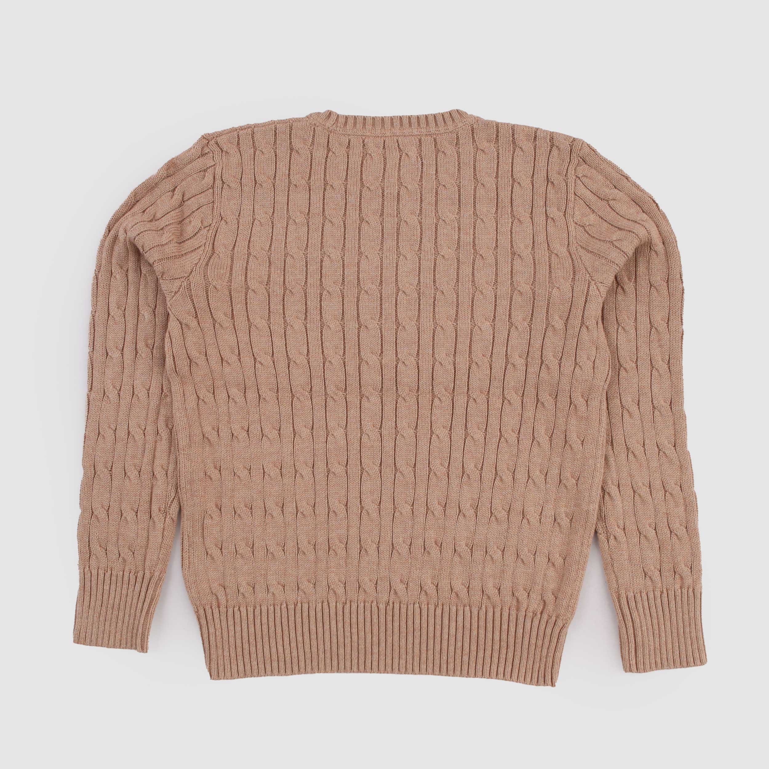 Hazelnut Cotton Crew Neck T-Shirt By RALPH LAUREN