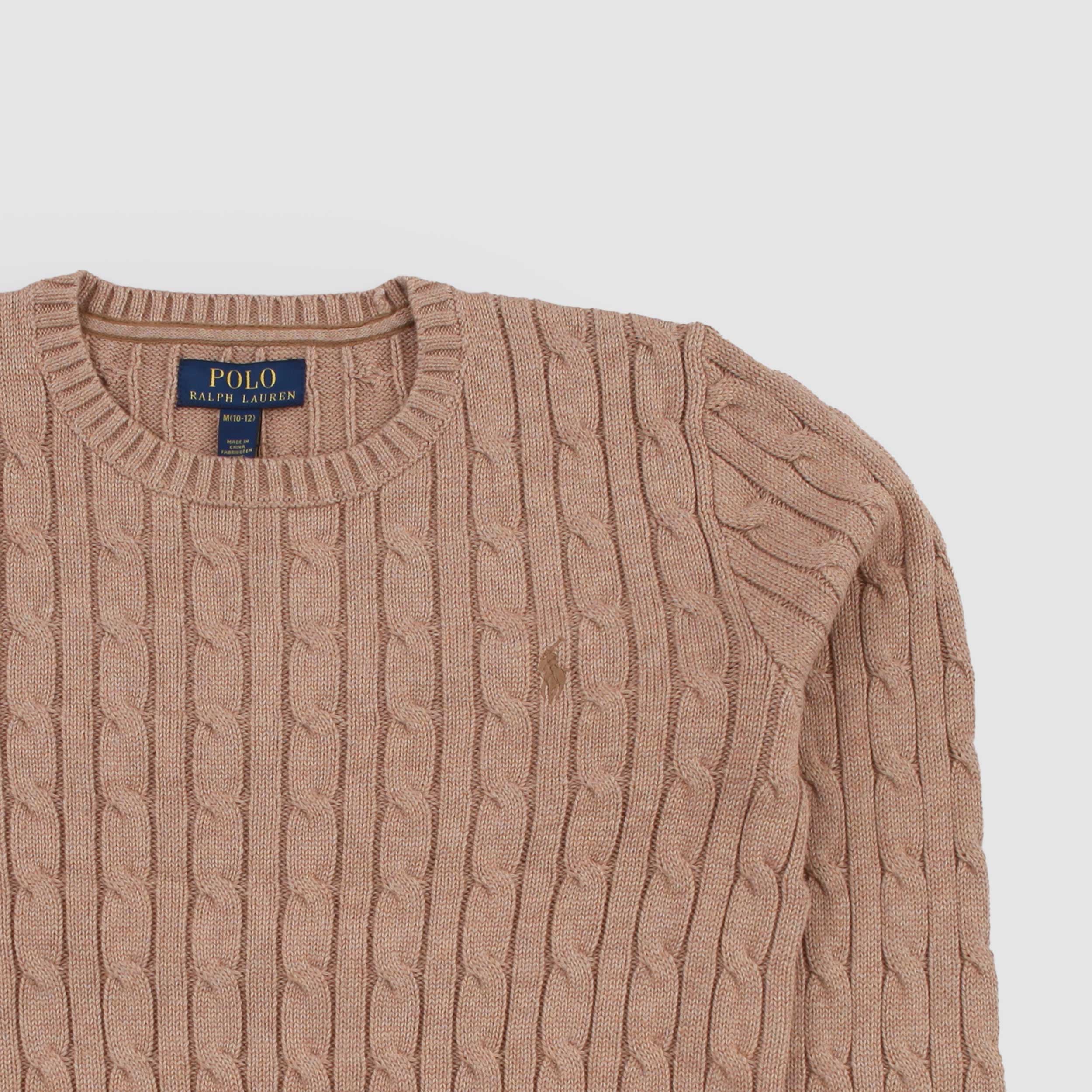 Hazelnut Cotton Crew Neck T-Shirt By RALPH LAUREN