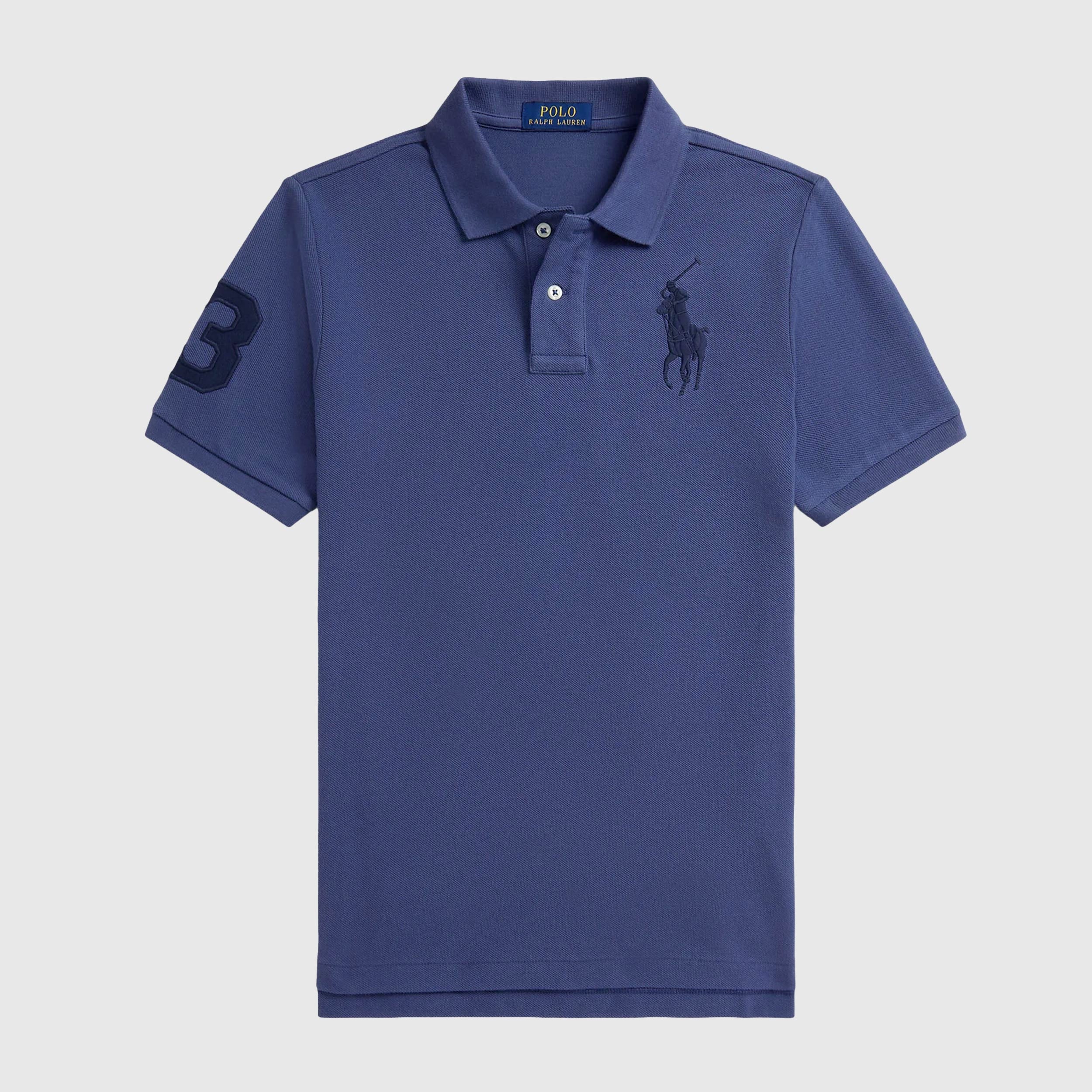 Polo Azzurra con Logo Ricamato Firmata RALPH LAUREN