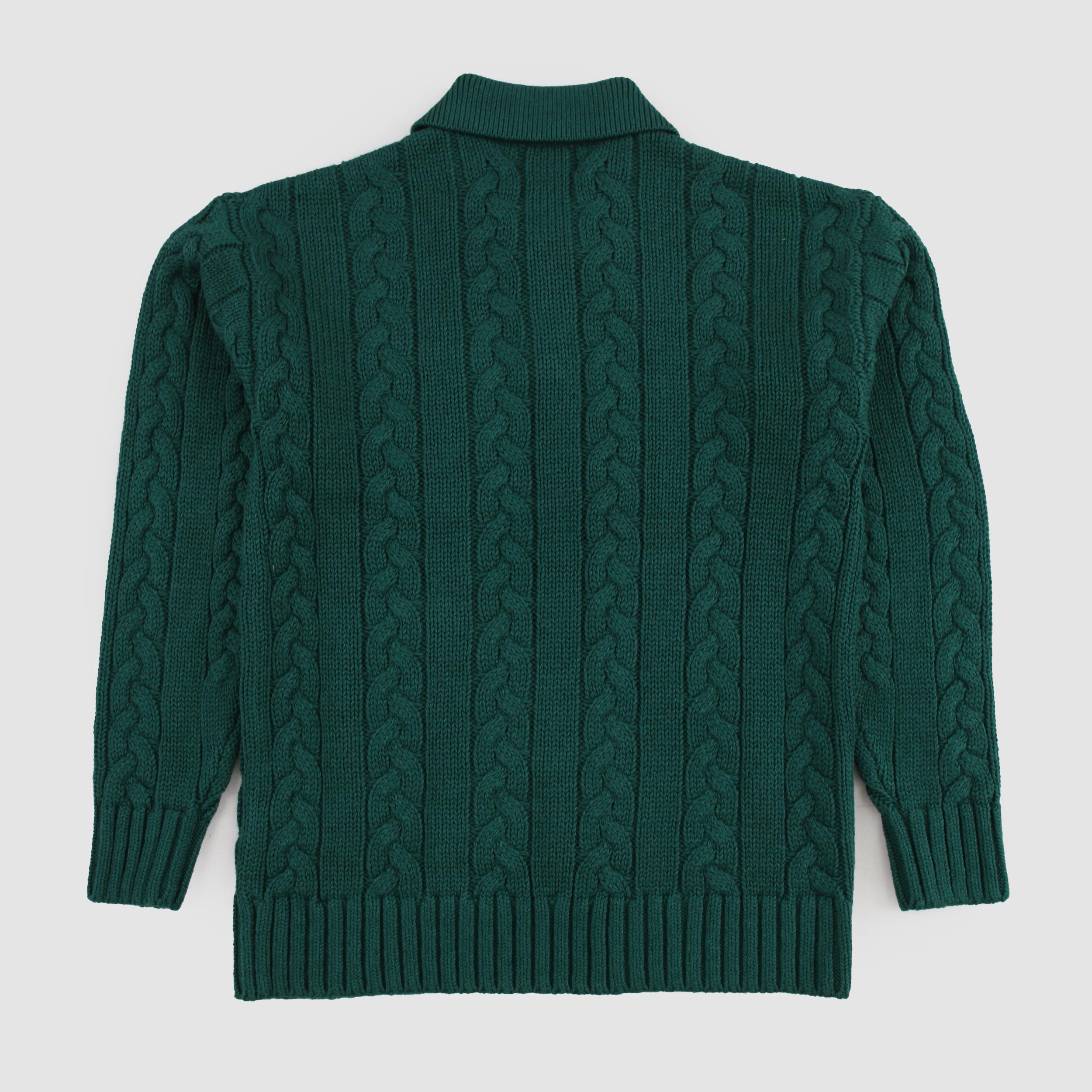 Polo Verde Bosco a Trecce per Ragazzi By RALPH LAUREN