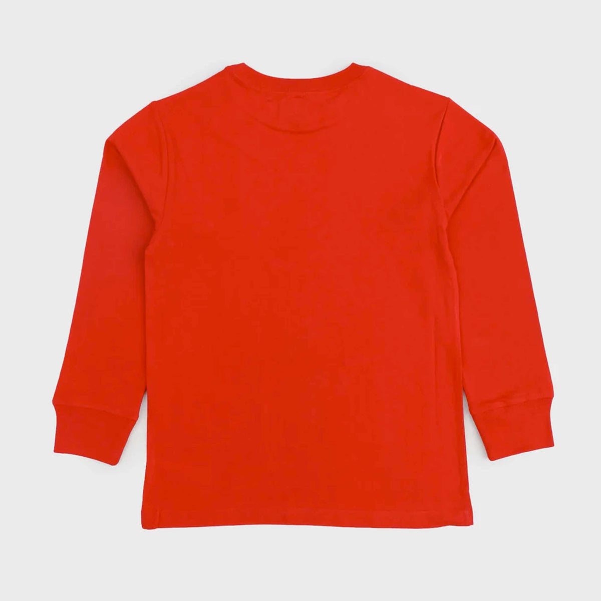 T-shirt Rossa a Manica Lunga con Logo per Ragazzo RALPH LAUREN