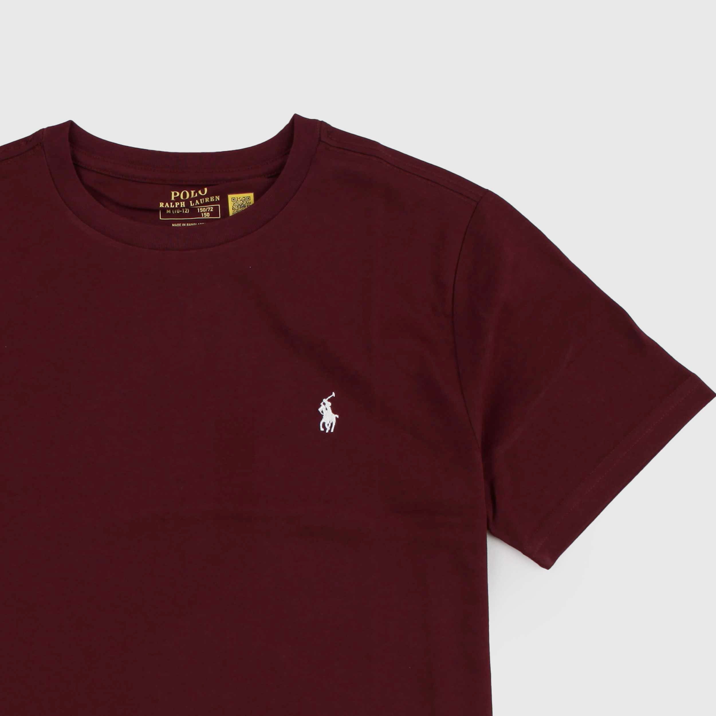 Ralph Lauren Short-Sleeve T-Shirt Wine Coloured
