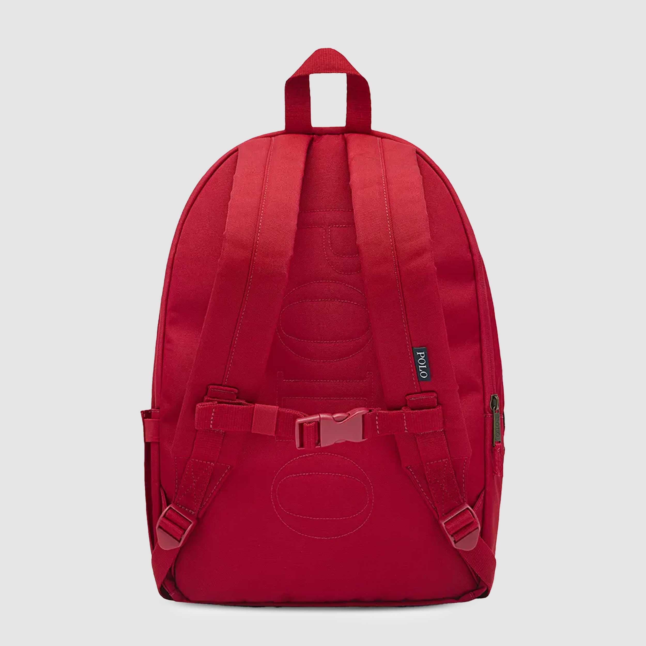 Borsone Rosso con Stemma Blu Firmato RALPH LAUREN