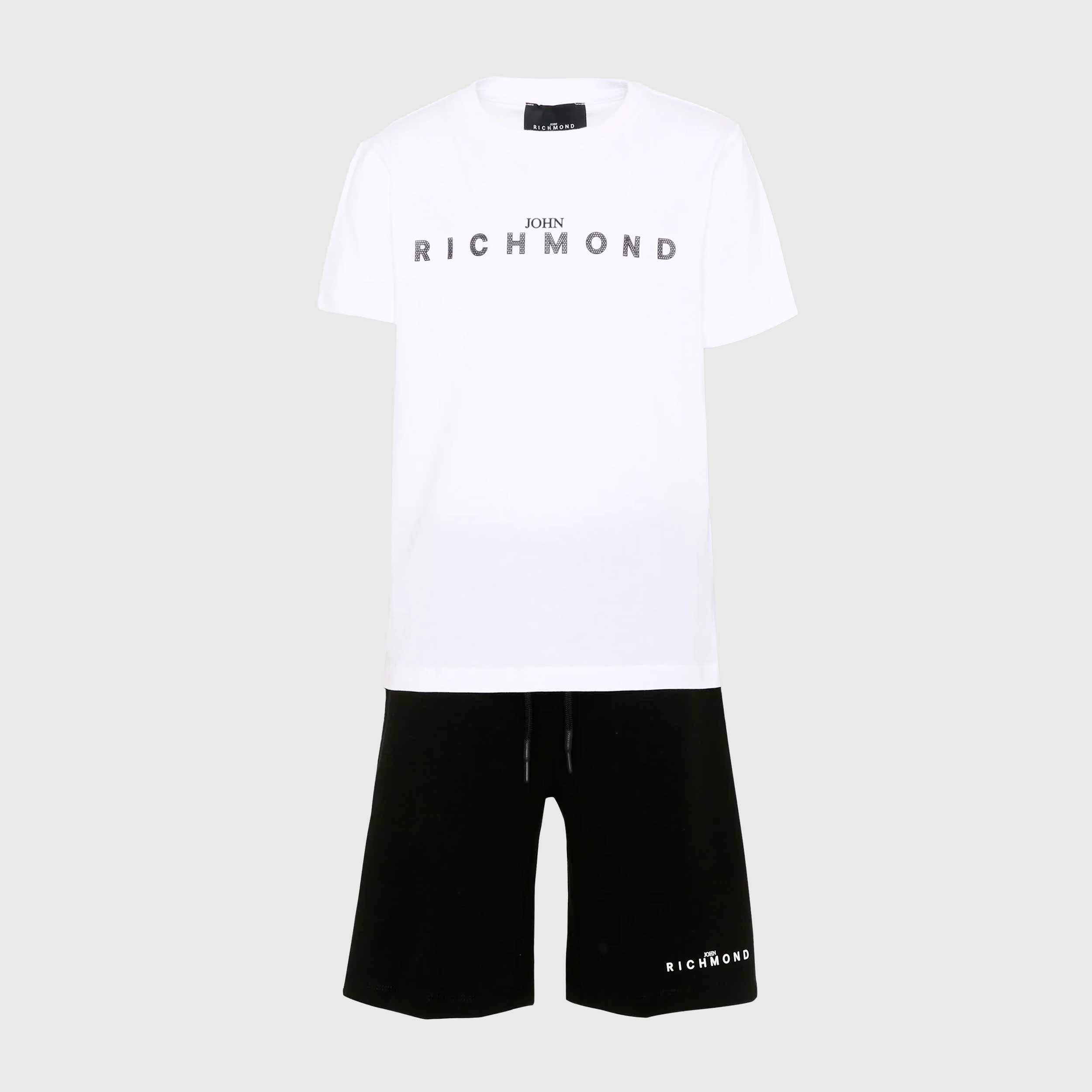 Completo Bicolore T-shirt e Bermuda Firmato JOHN RICHMOND