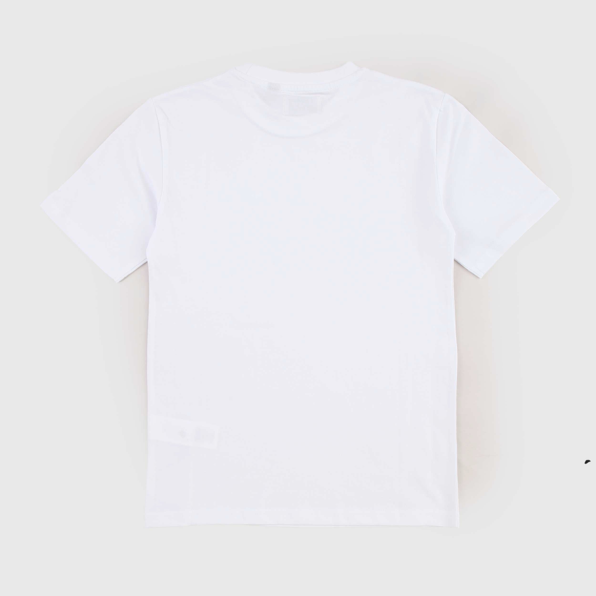 T-shirt Bianca a Mezza Manica per Ragazzo by ROY ROGERS