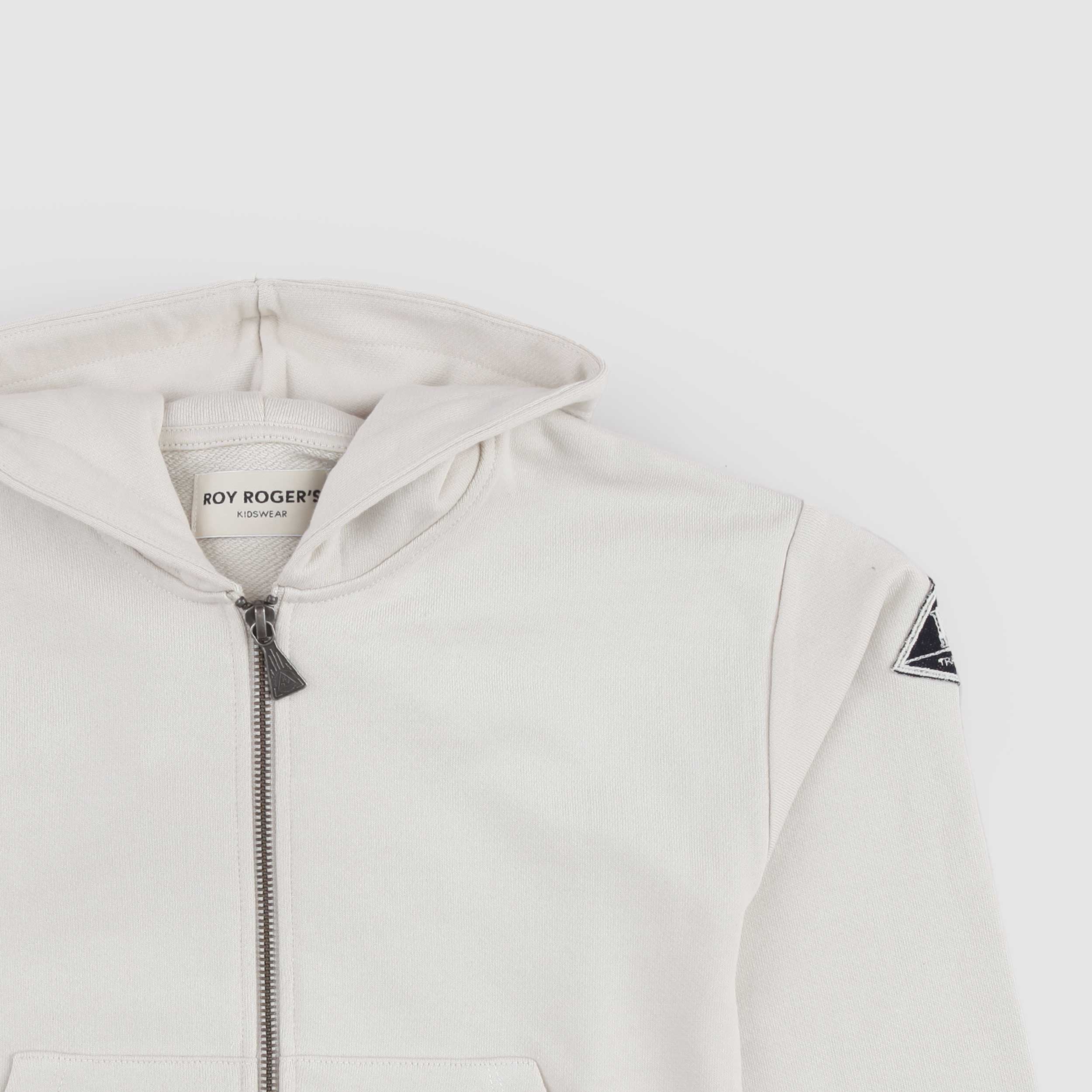Felpa Color Ghiaccio con Targhetta Firmata ROY ROGERS