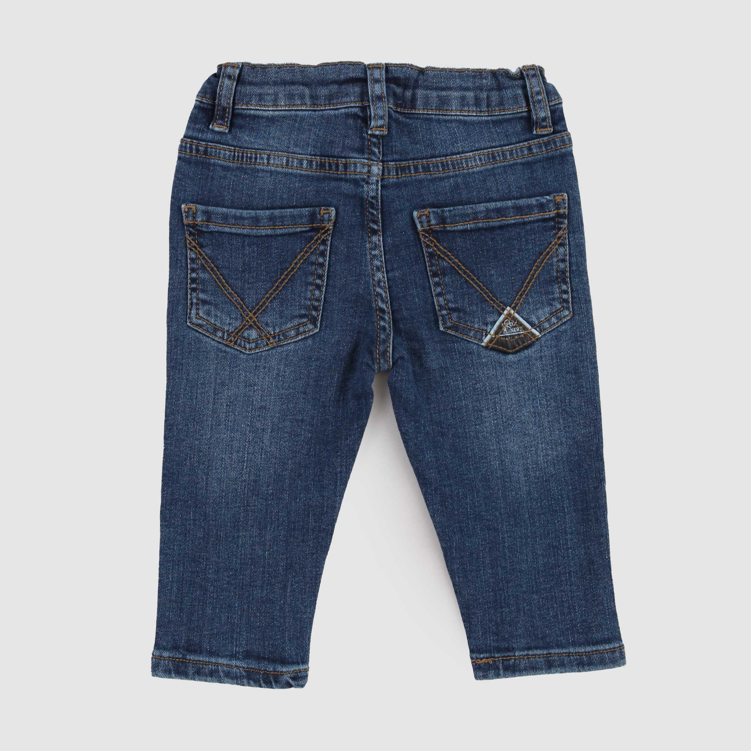 Blue Five Pocket Jeans for Newborn Signed ROY ROGERS
