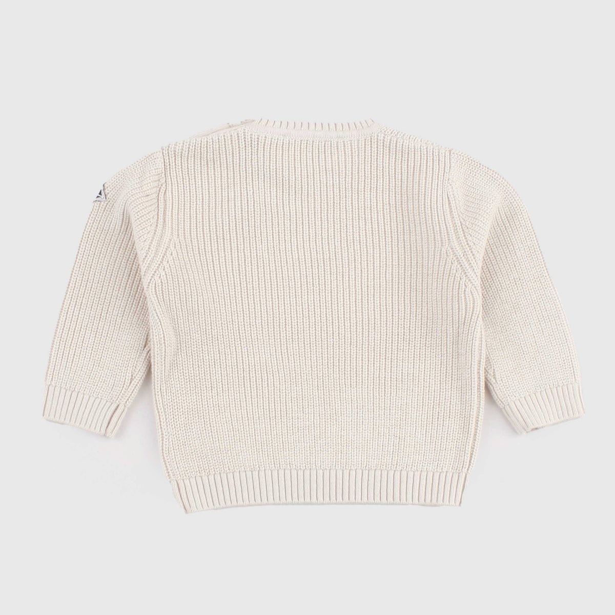 Beige Cotton and Wool Baby T-Shirt by ROY ROGER'S