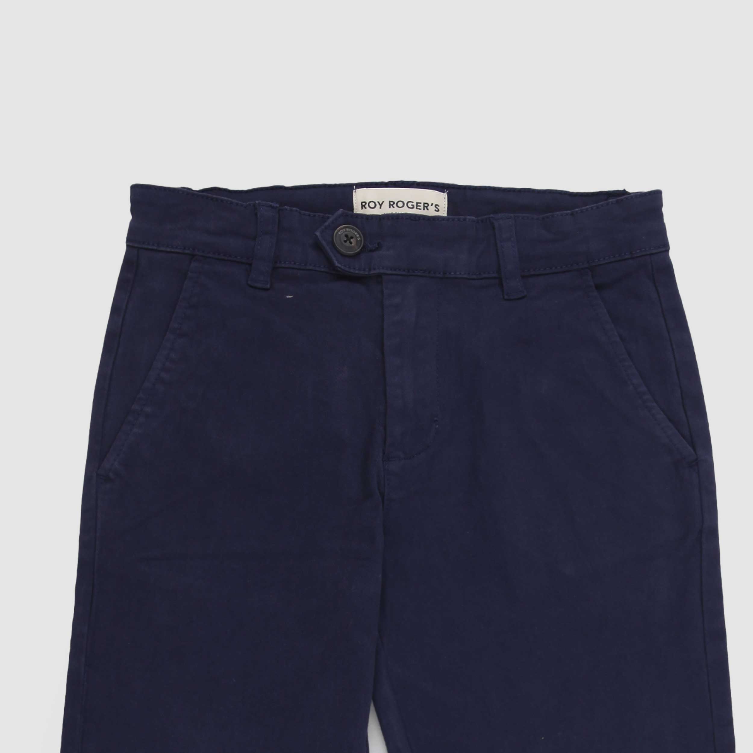 Pantalone Blu con Tasche a Filo Firmato ROY ROGERS