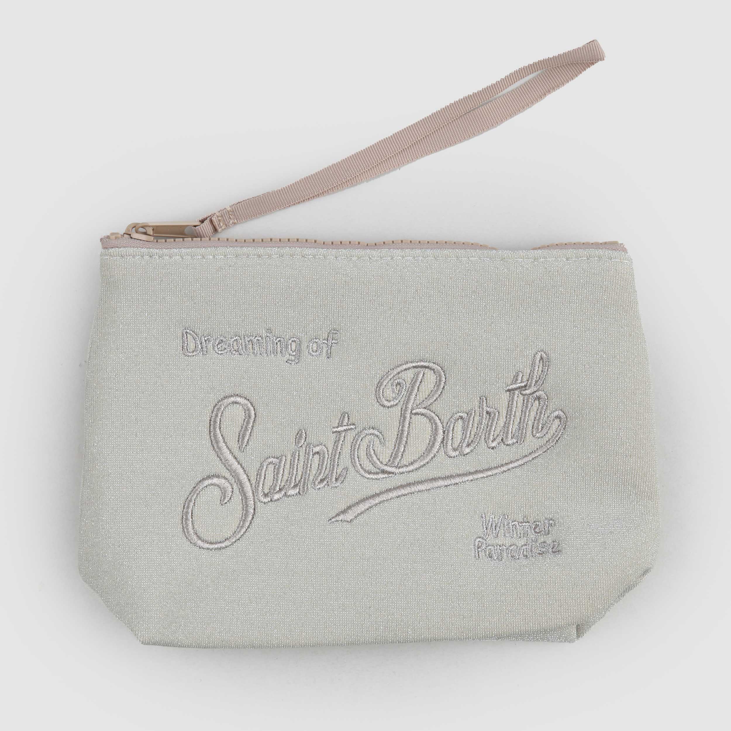 Pochette Aline Lurex Bianca Firmata MC2 SAINT BARTH