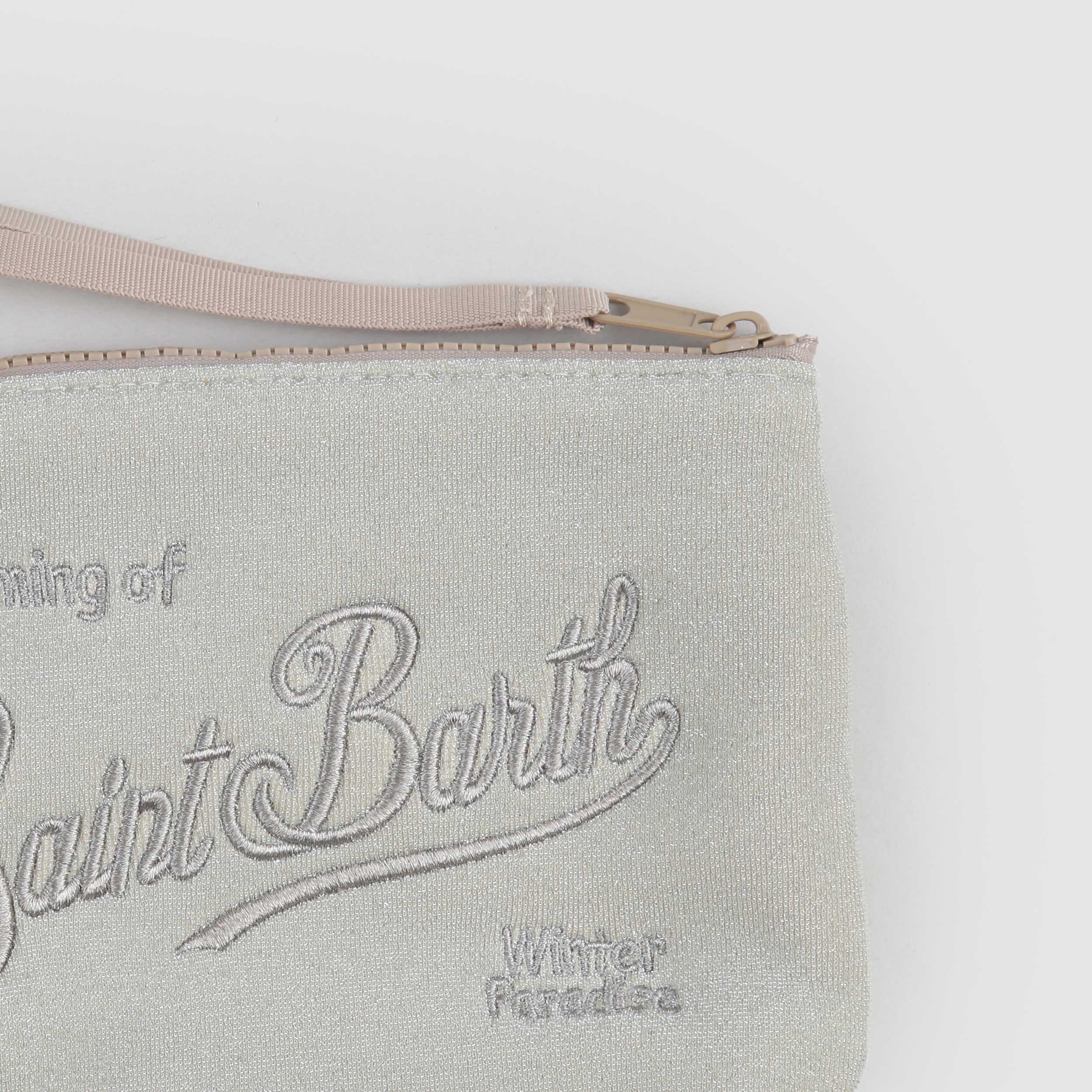 Pochette Aline Lurex Bianca Firmata MC2 SAINT BARTH